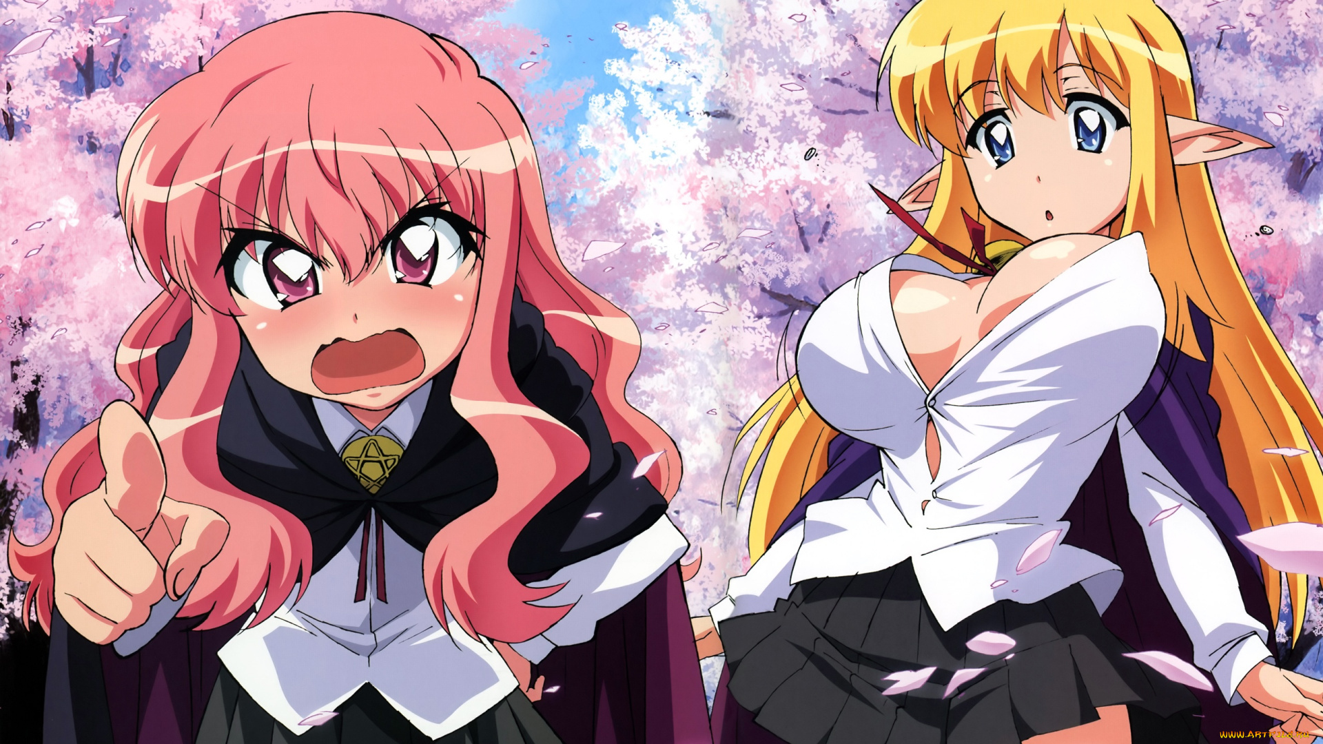 аниме, zero, no, tsukaima