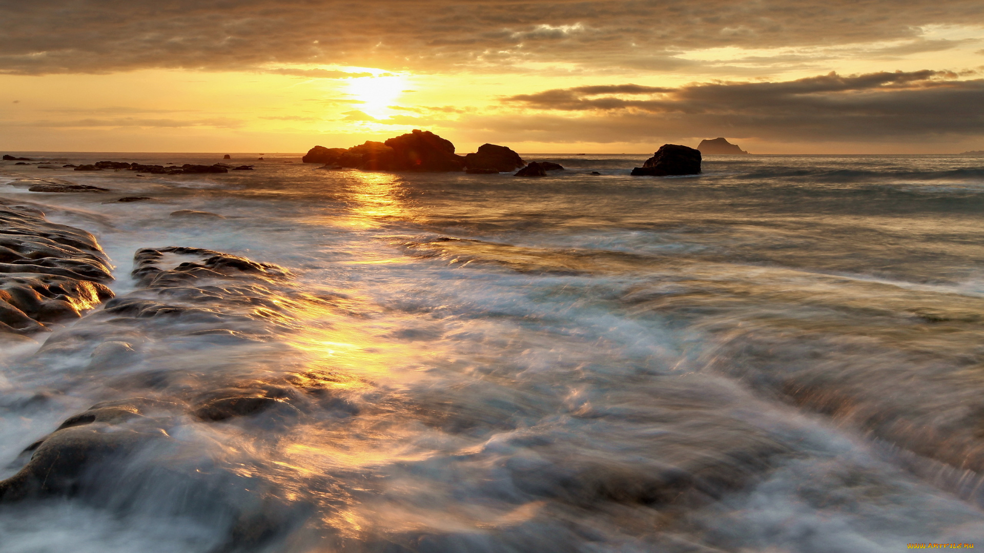 природа, восходы, закаты, море, закат, скалы