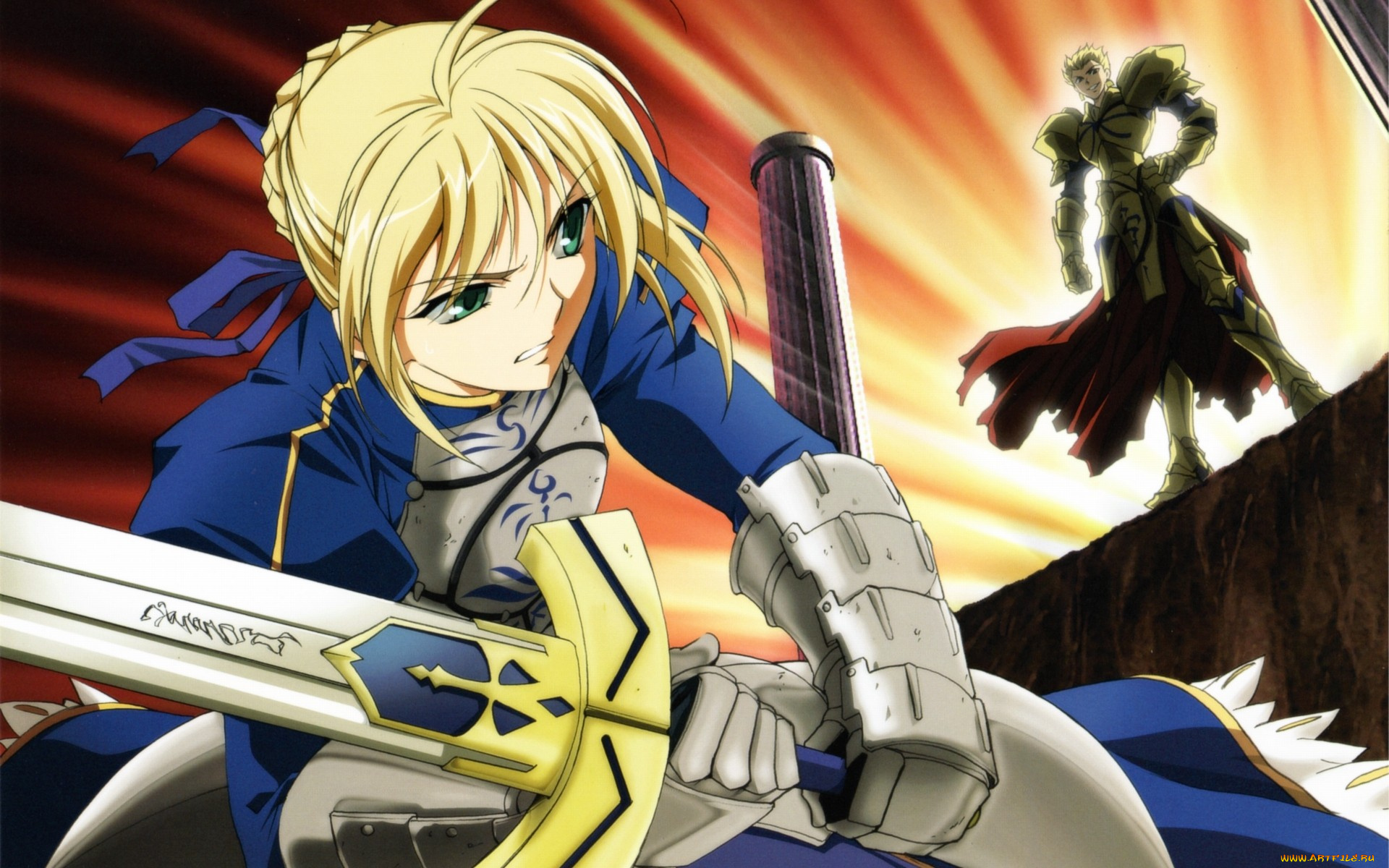 аниме, fate, stay, night