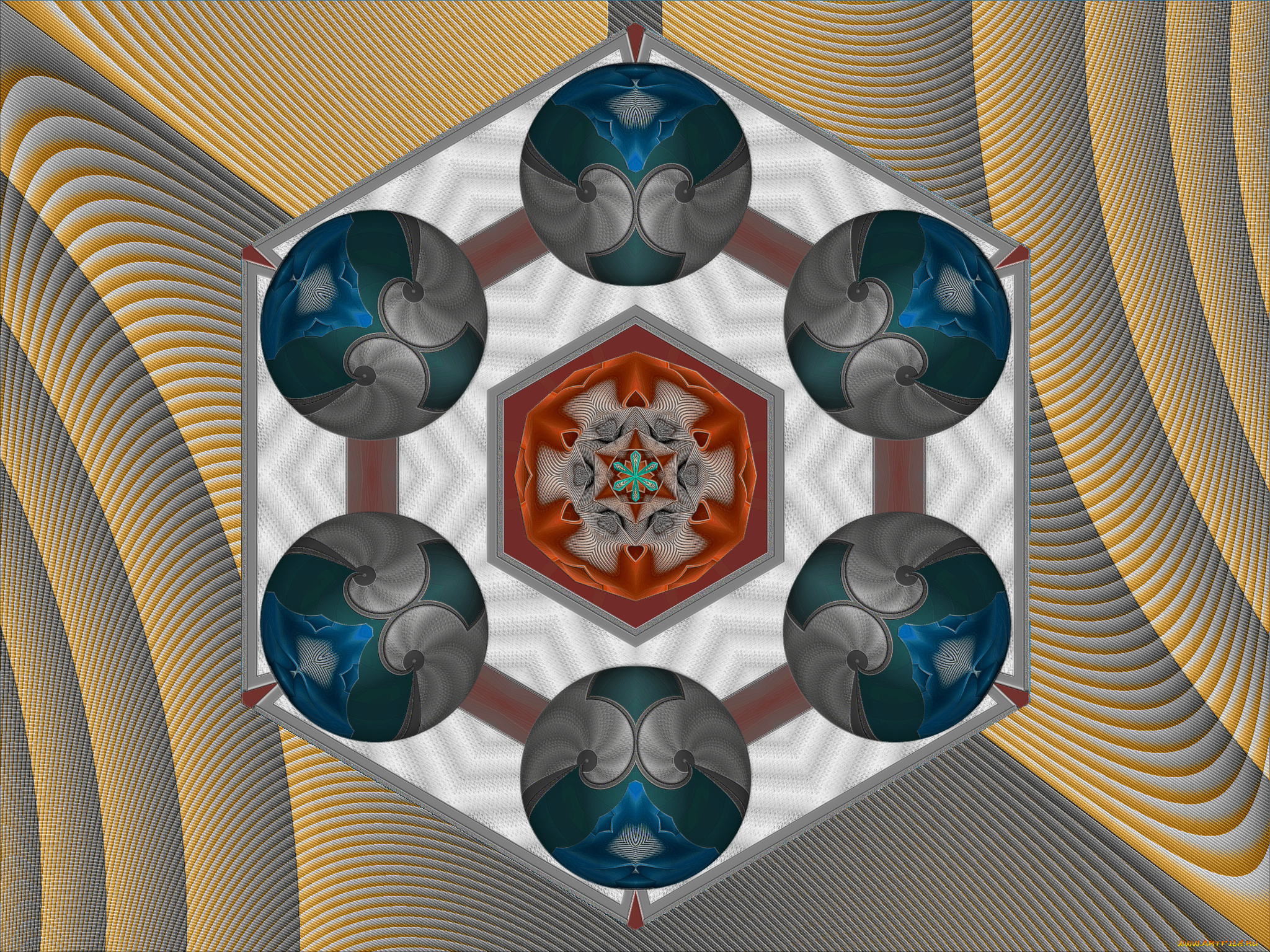 3д, графика, fractal, фракталы, узор, цвета, фон