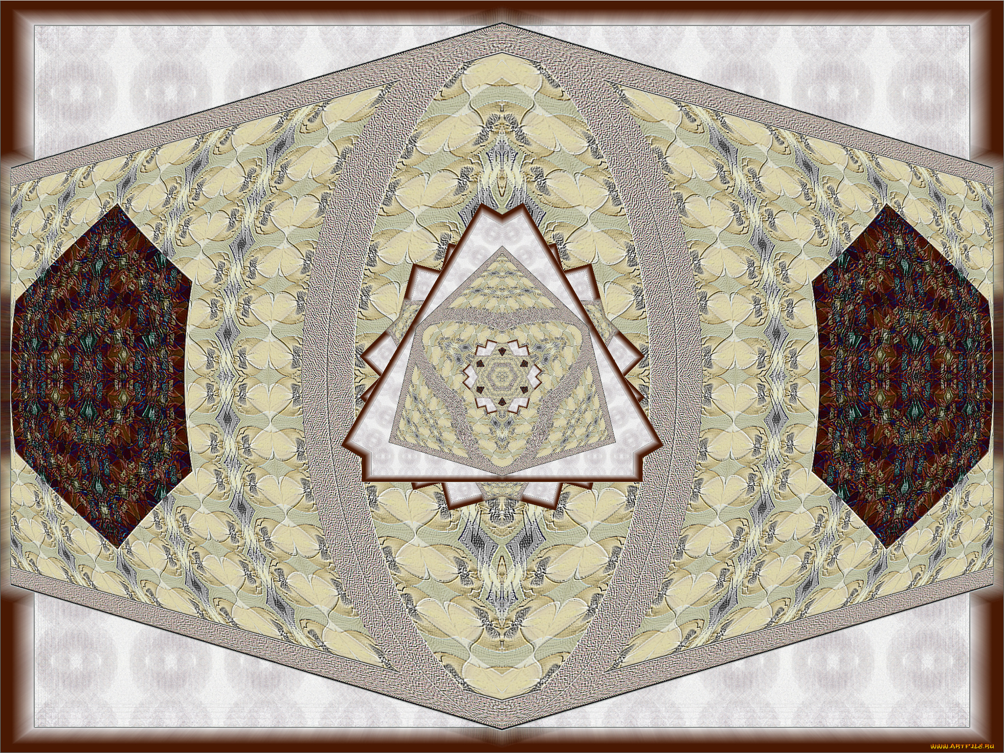 3д, графика, fractal, фракталы, узор, фон, цвета