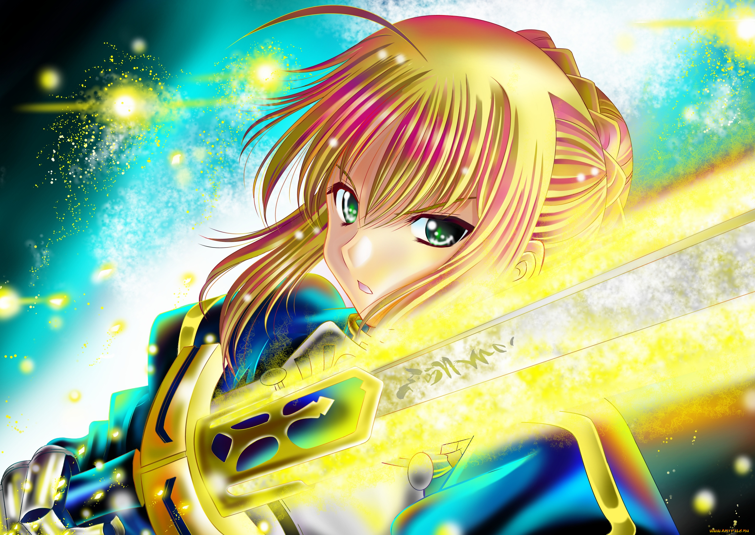 saber, аниме, fate, stay, night, zero