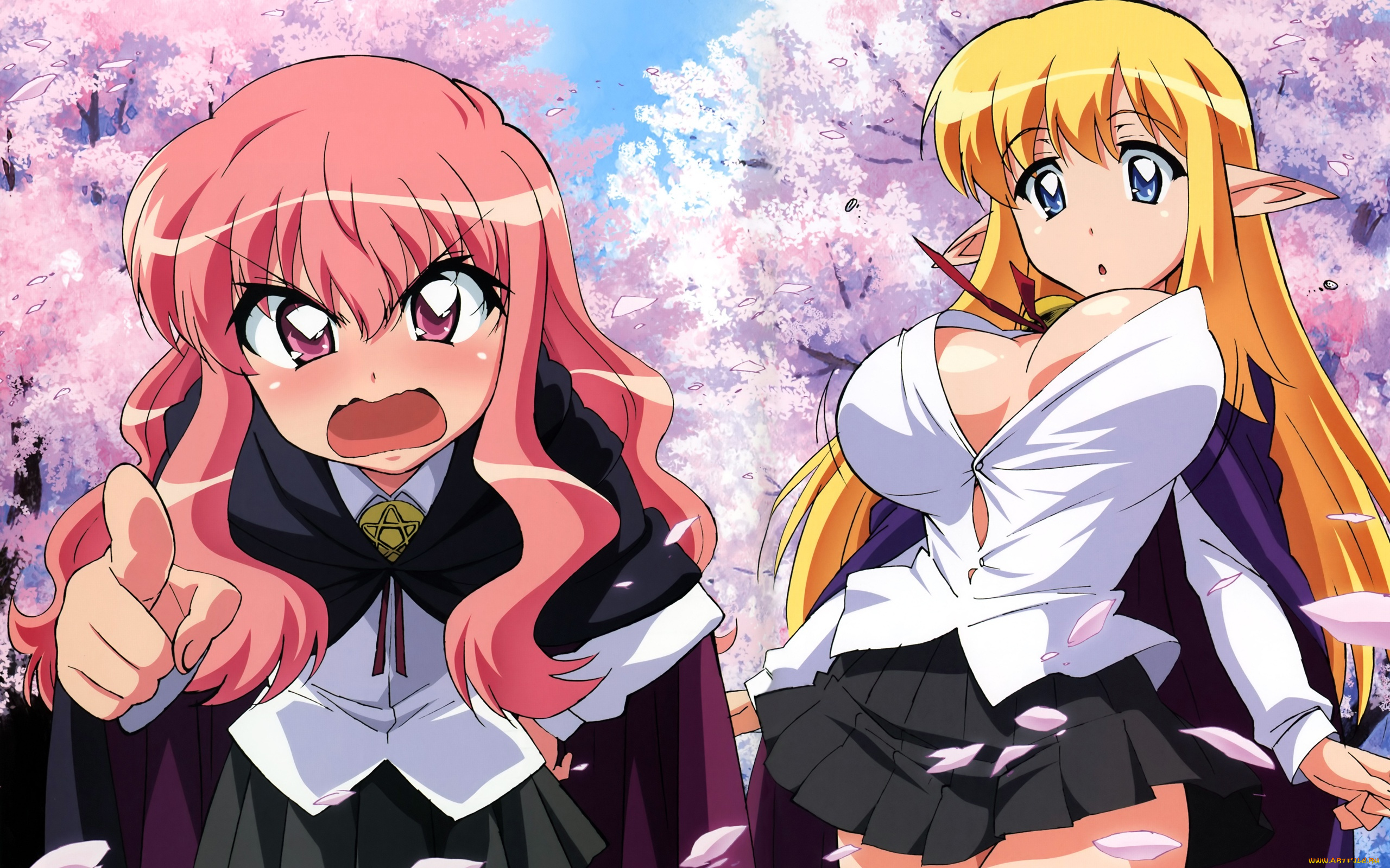 аниме, zero, no, tsukaima