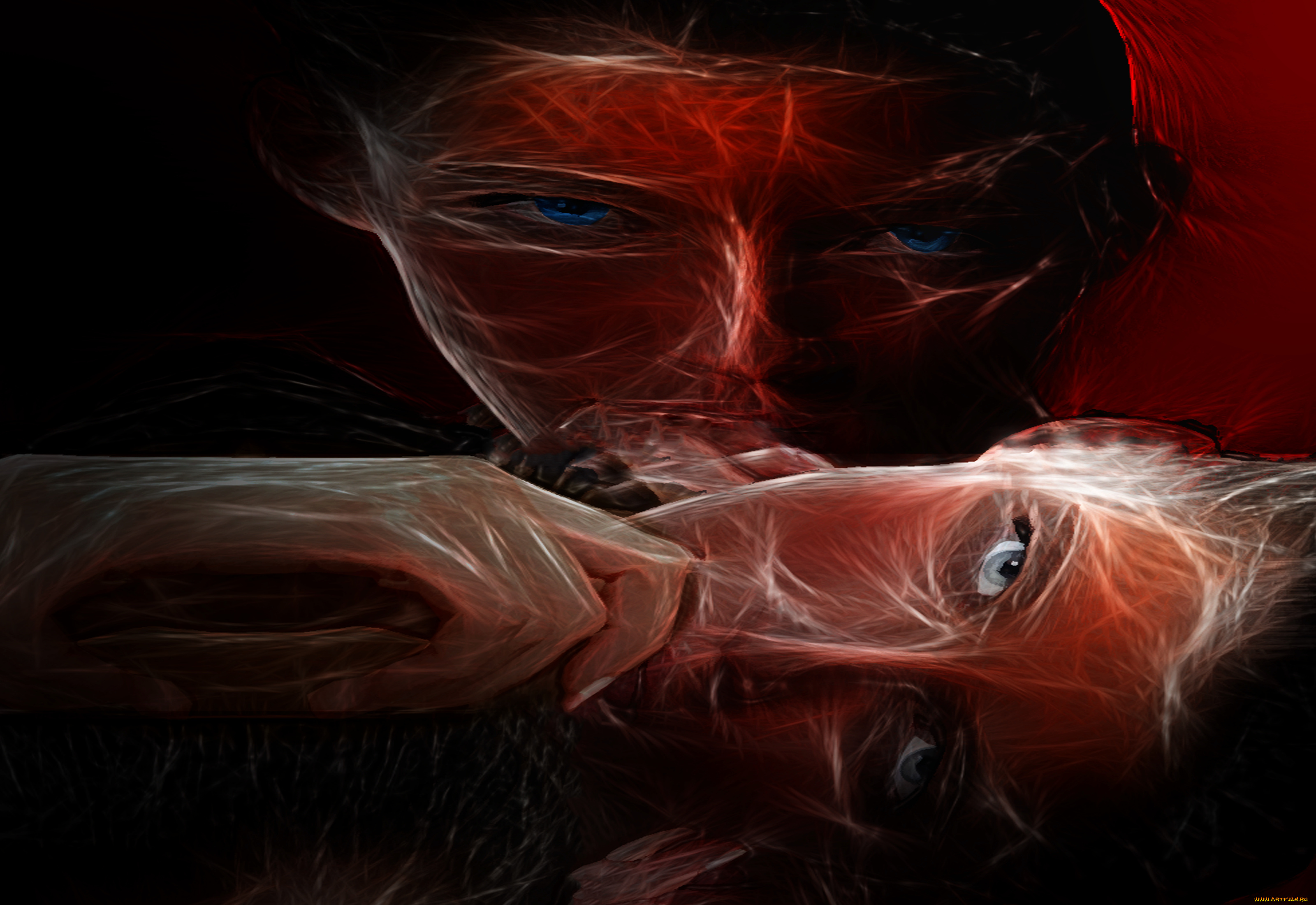 3д, графика, fantasy, фантазия, фрактал, человек