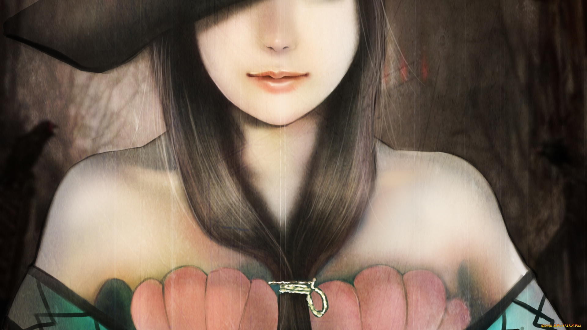 аниме, magi, the, labyrinth, of, magic, арт, yamuraiha, девушка, шляпа, ракушки, magi, the, labyrinth, of, magic, ares6792