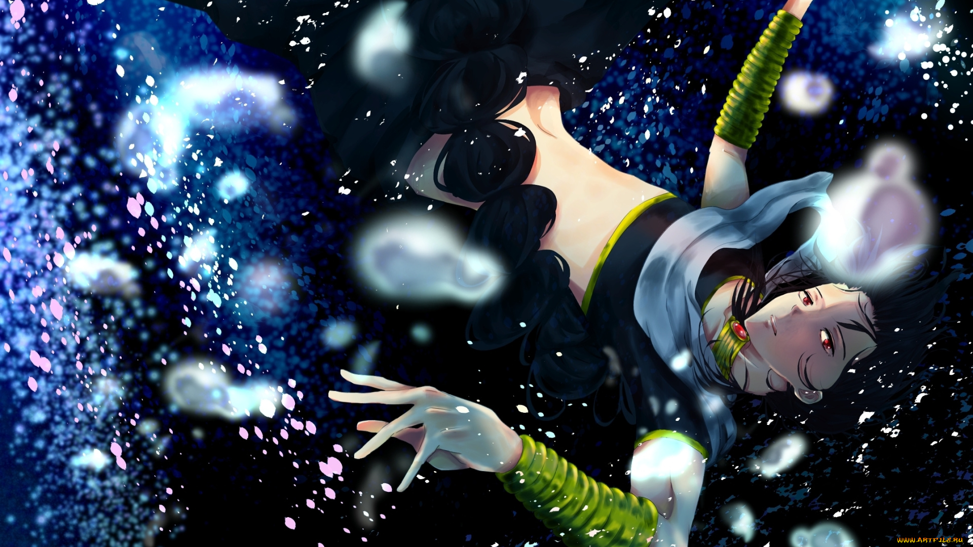 аниме, magi, the, labyrinth, of, magic, пузыри, падение, под, водой, парень, judal, magi, the, labyrinth, of, magic, арт