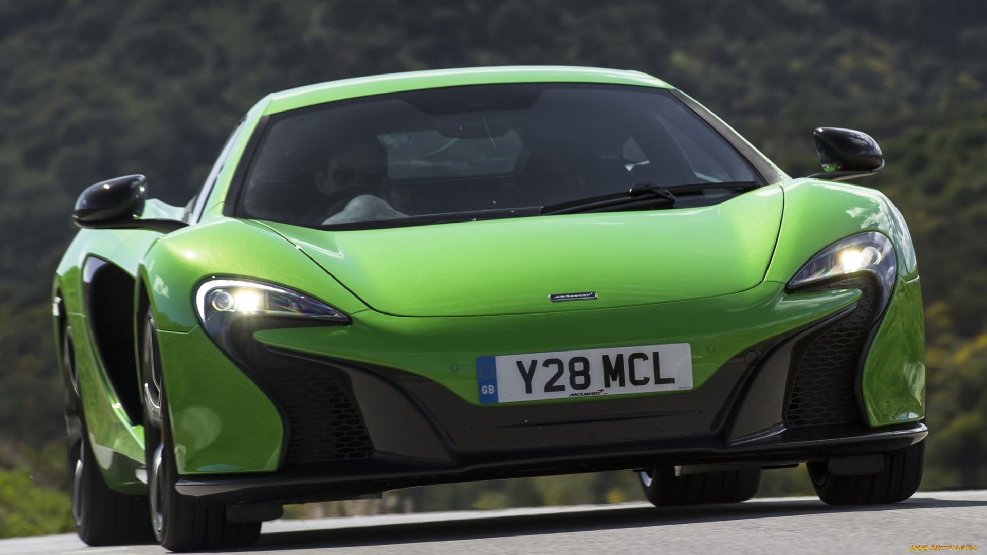 автомобили, mclaren, 650s, uk-spec, 2014г, зеленый