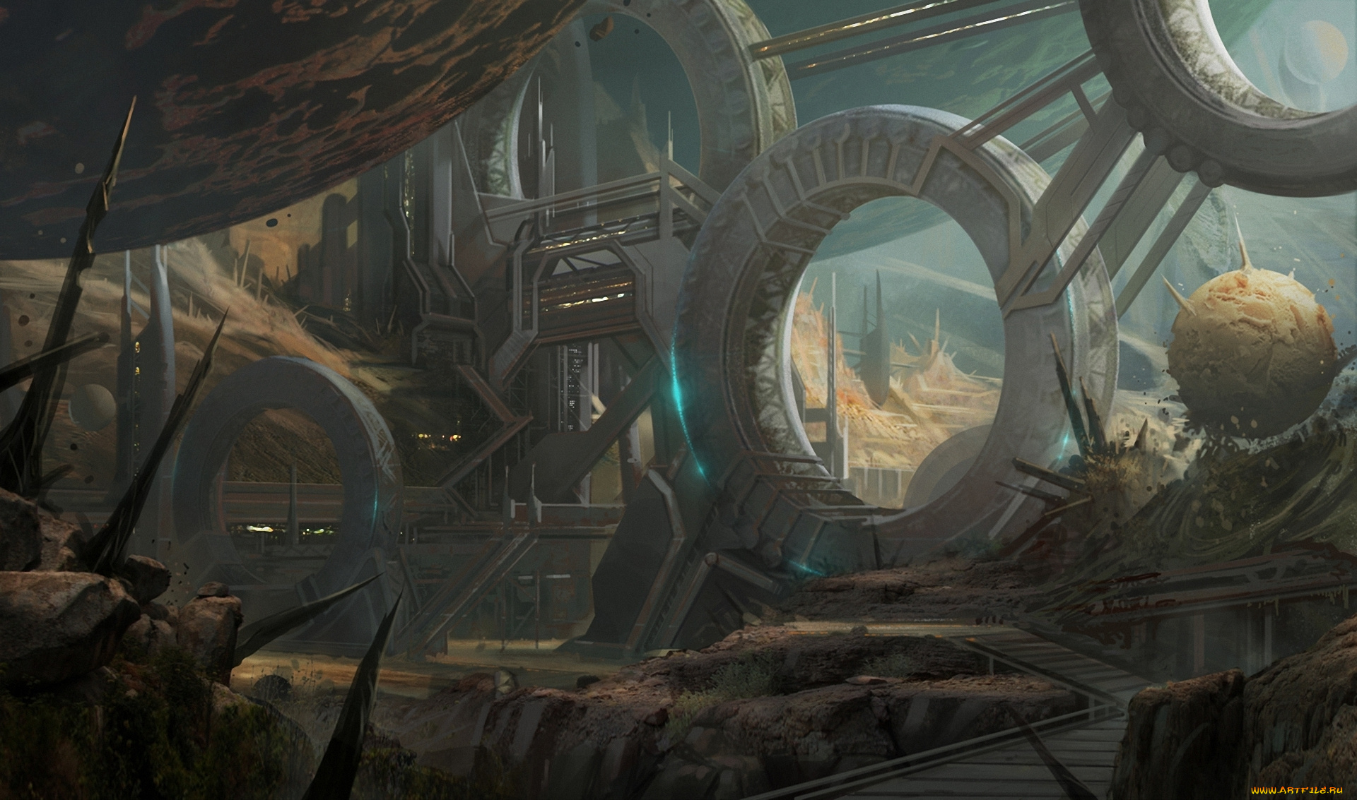 фэнтези, иные, миры, , иные, времена, станция, кольца, сооружение