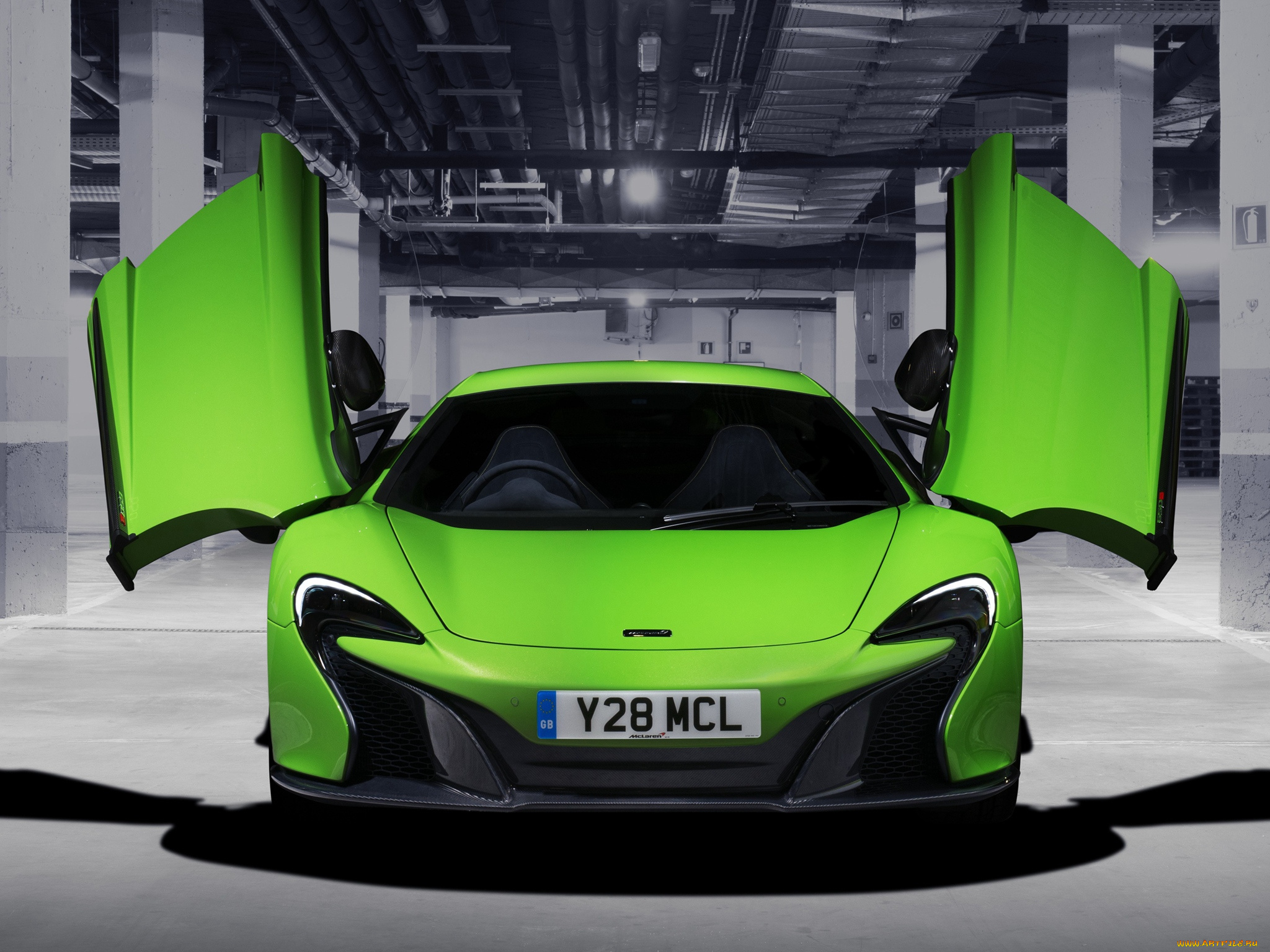 автомобили, mclaren, 650s, uk-spec, 2014г, зеленый