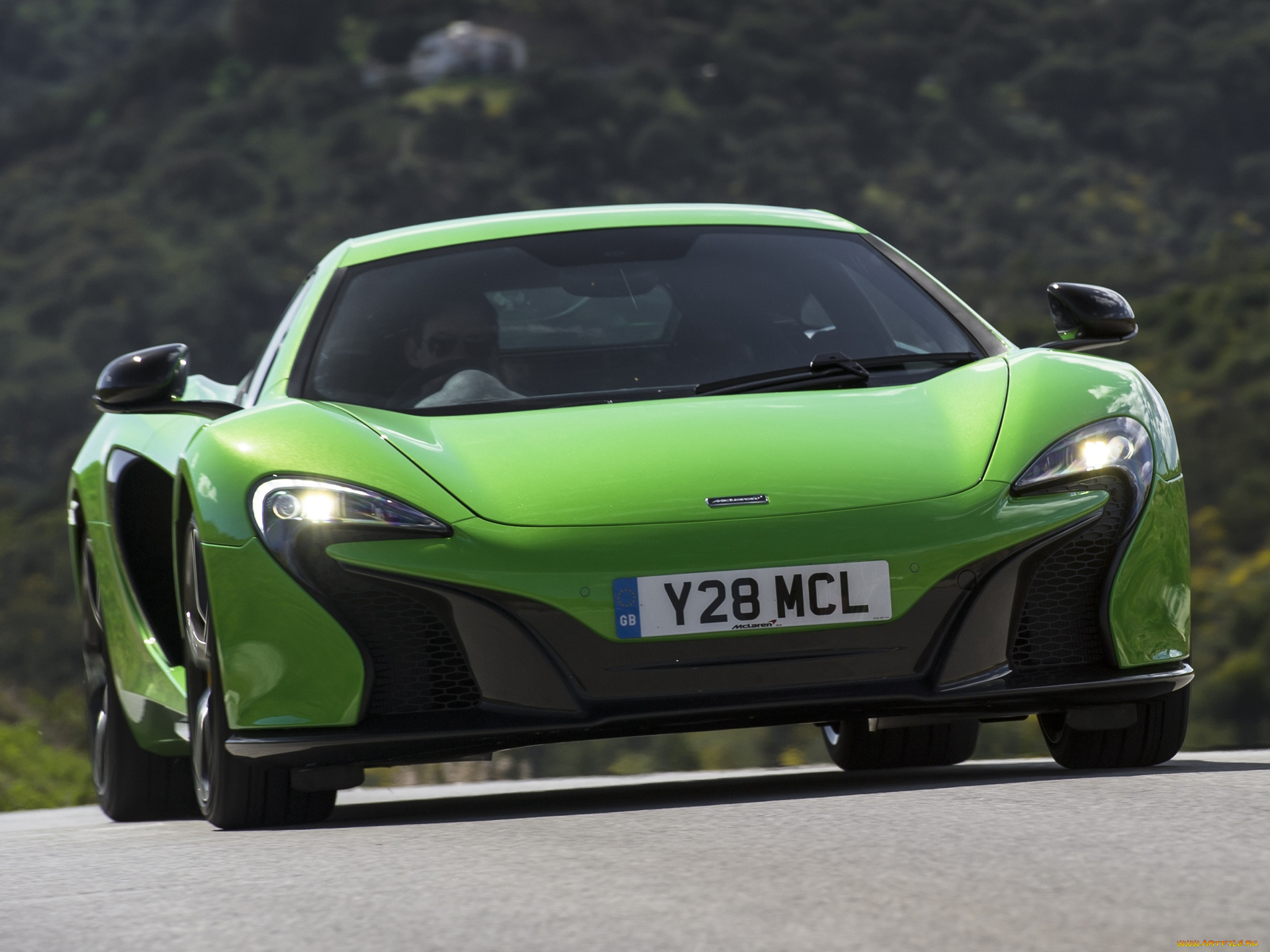 автомобили, mclaren, 650s, uk-spec, 2014г, зеленый