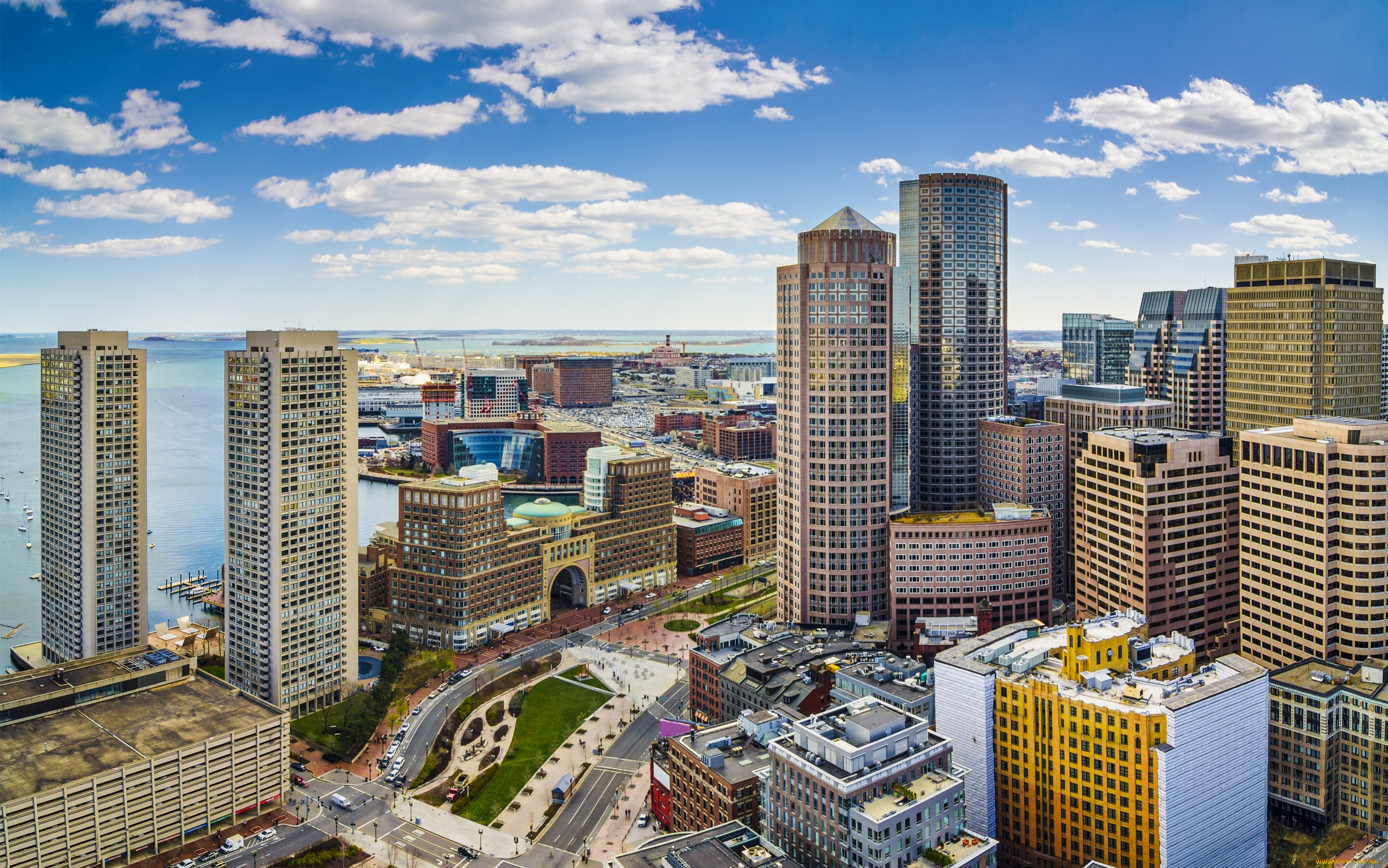 boston, , massachusetts, , usa, города, -, панорамы, massachusetts, usa, bay, бостон, массачусетс, сша, массачусетский, залив, побережье, панорама, здания, небоскрёбы
