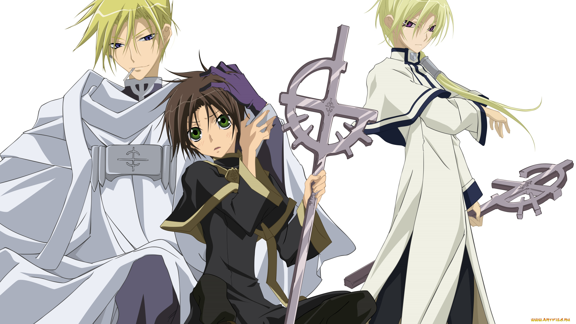 аниме, 07, ghost, седьмой, дух