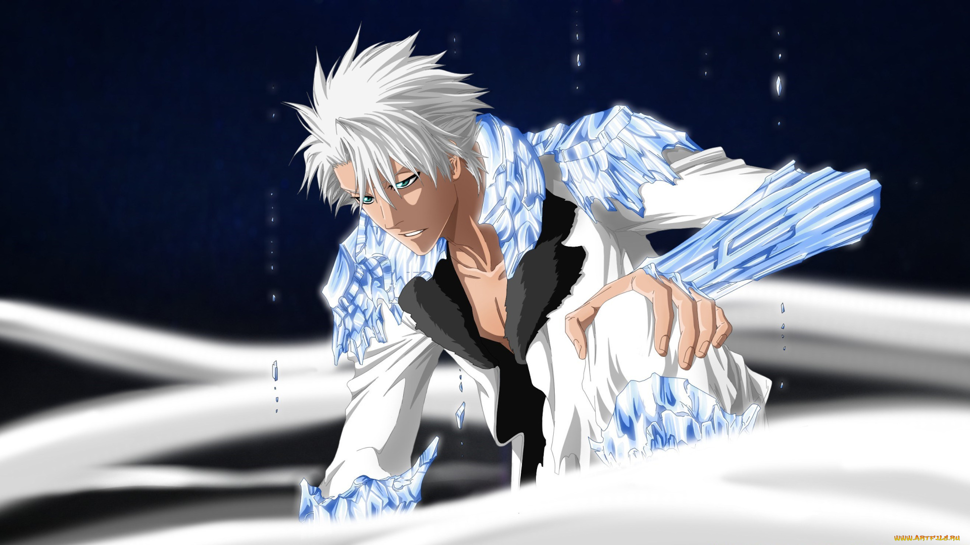 аниме, bleach, hitsugaya, toshiro