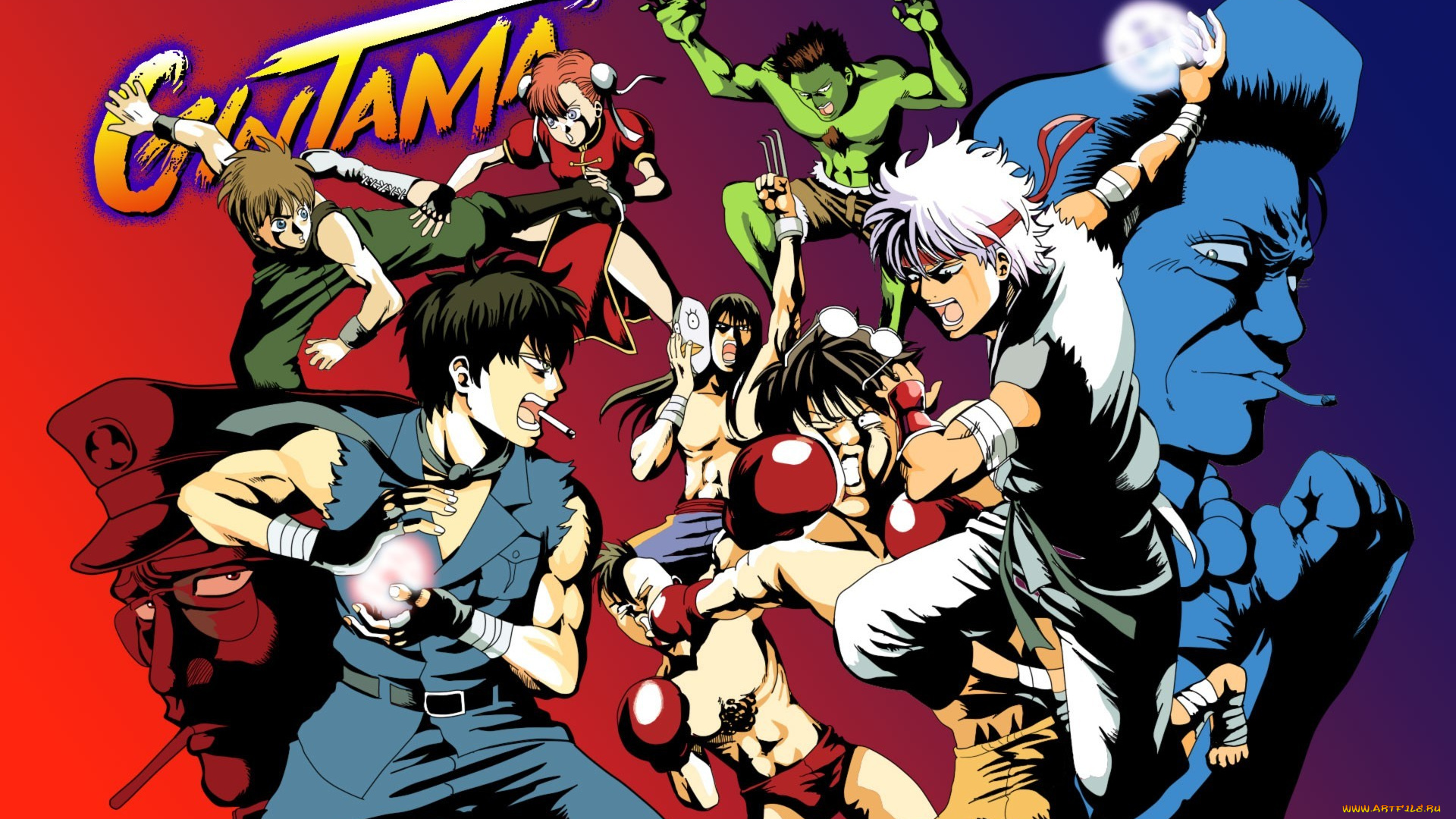 аниме, gintama, гинтама