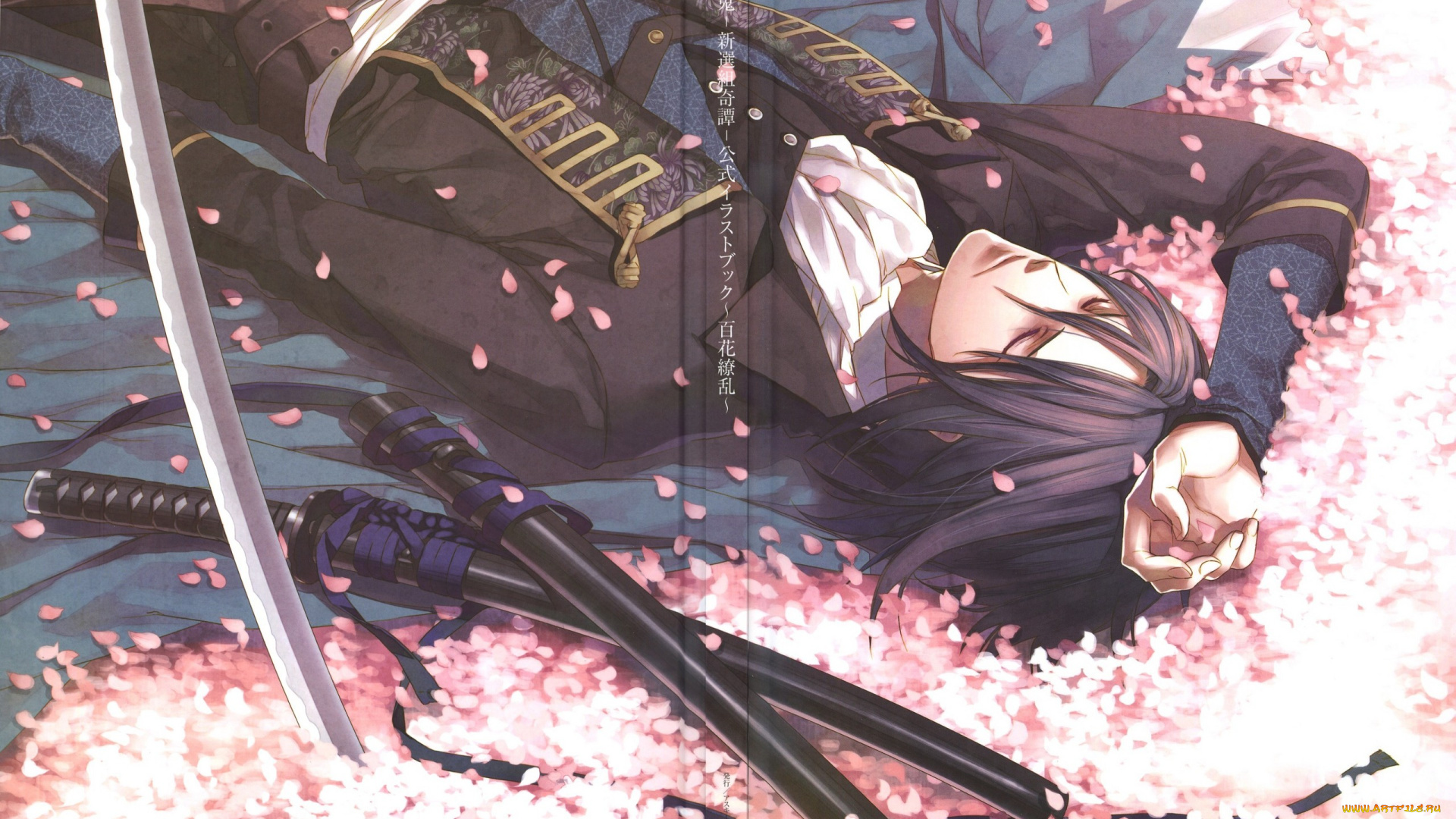 аниме, hakuoki, парень