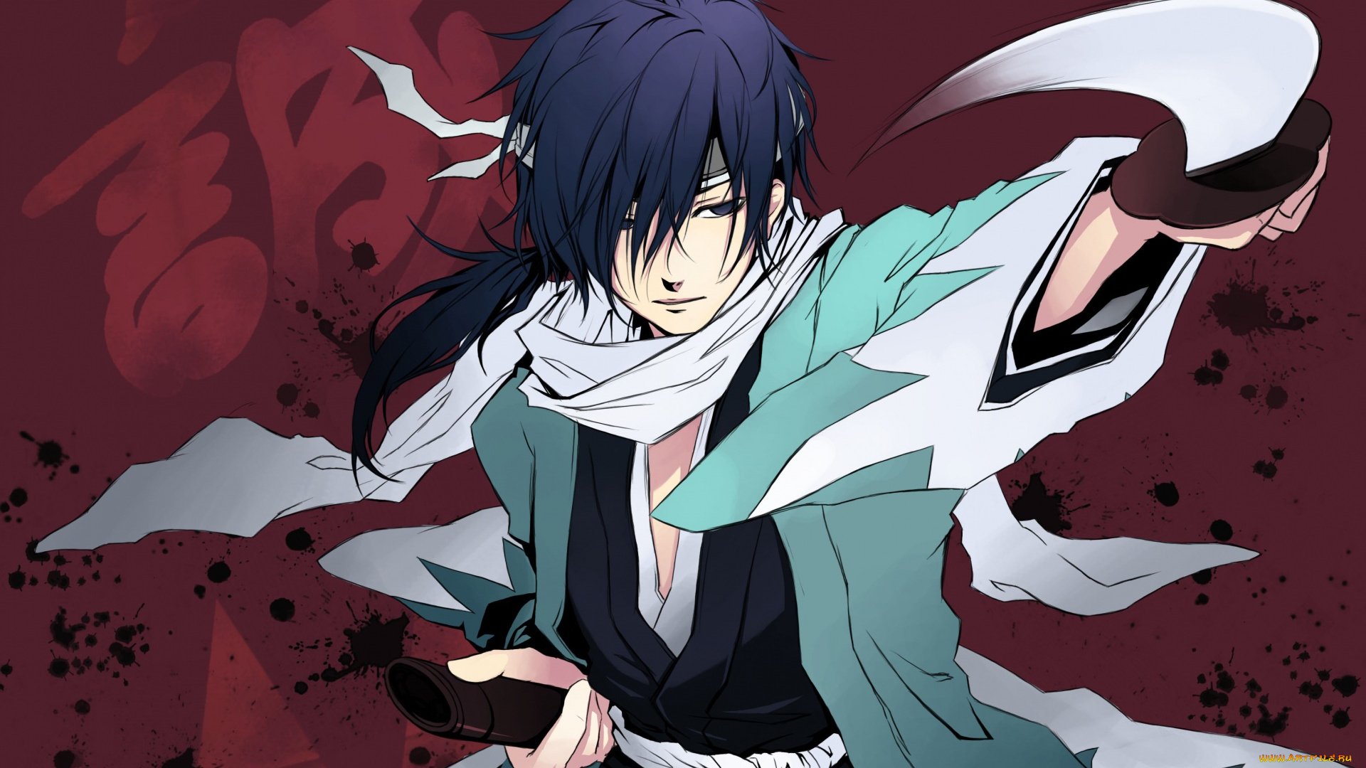 аниме, hakuoki, парень