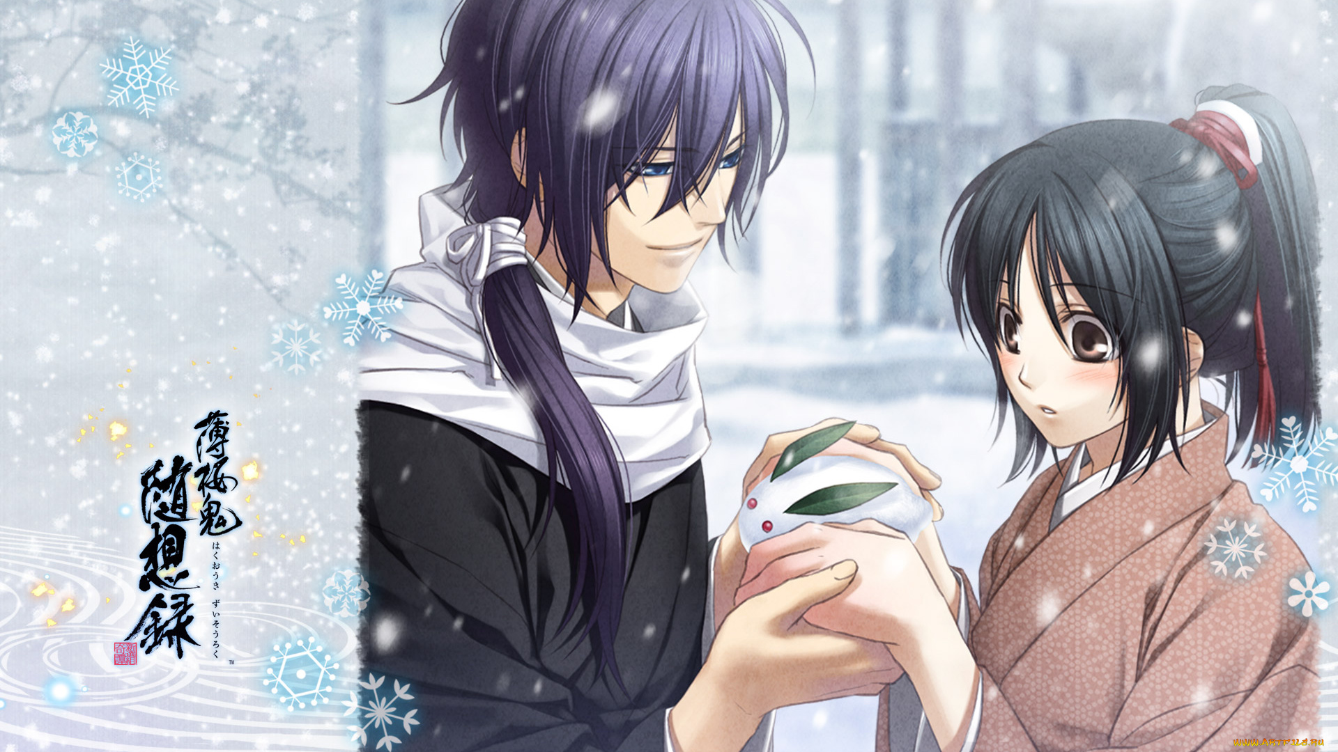 аниме, hakuoki, романтика