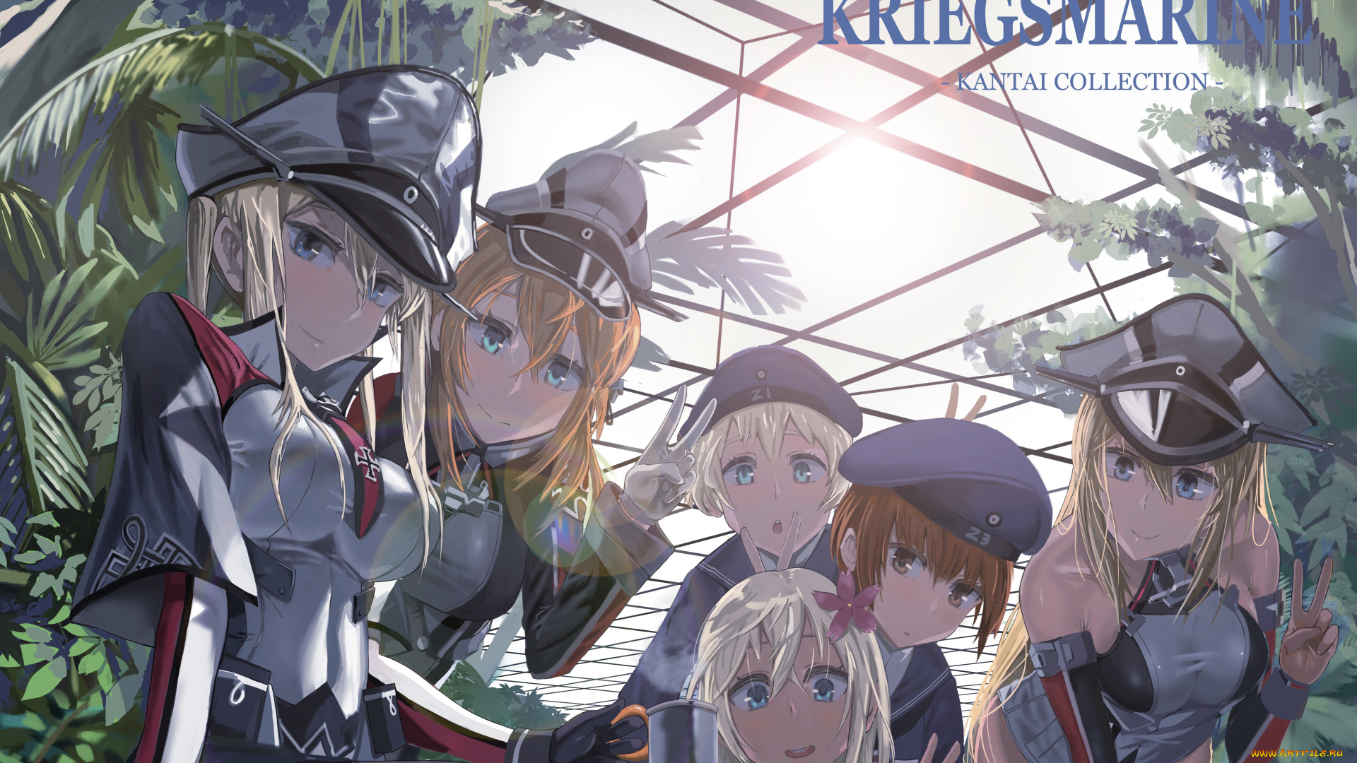 аниме, kantai, collection, девушки