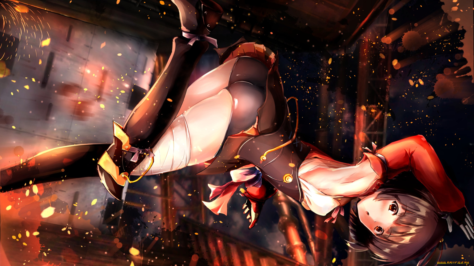 аниме, koutetsujou, no, kabaneri, попа, девушка