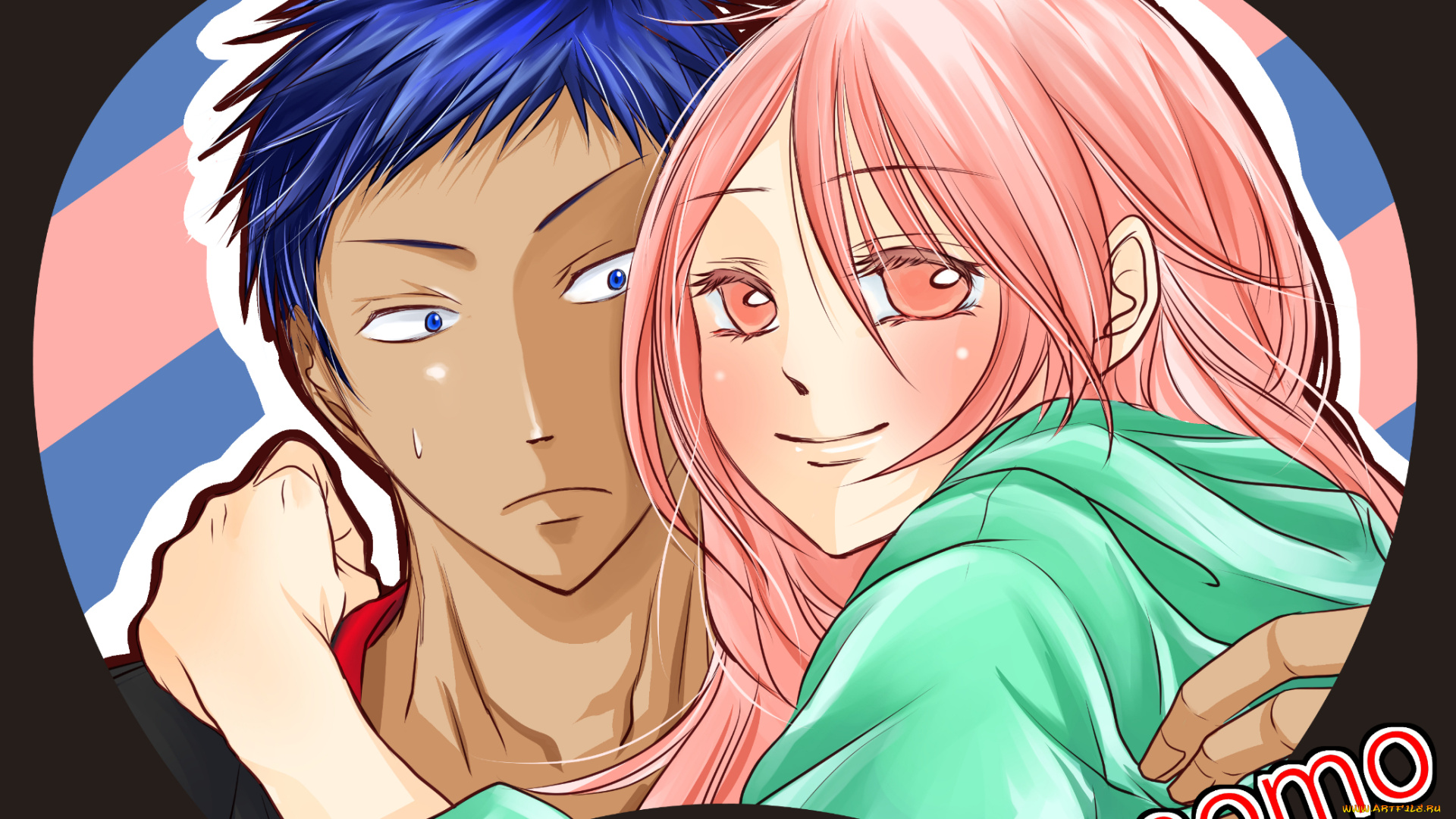 аниме, kuroko, no, baske, пара