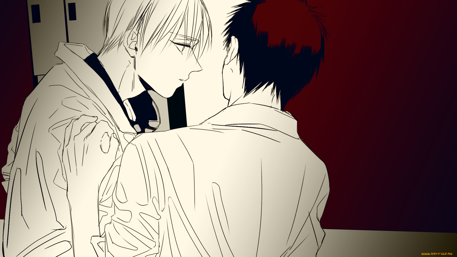 аниме, kuroko, no, baske, парни