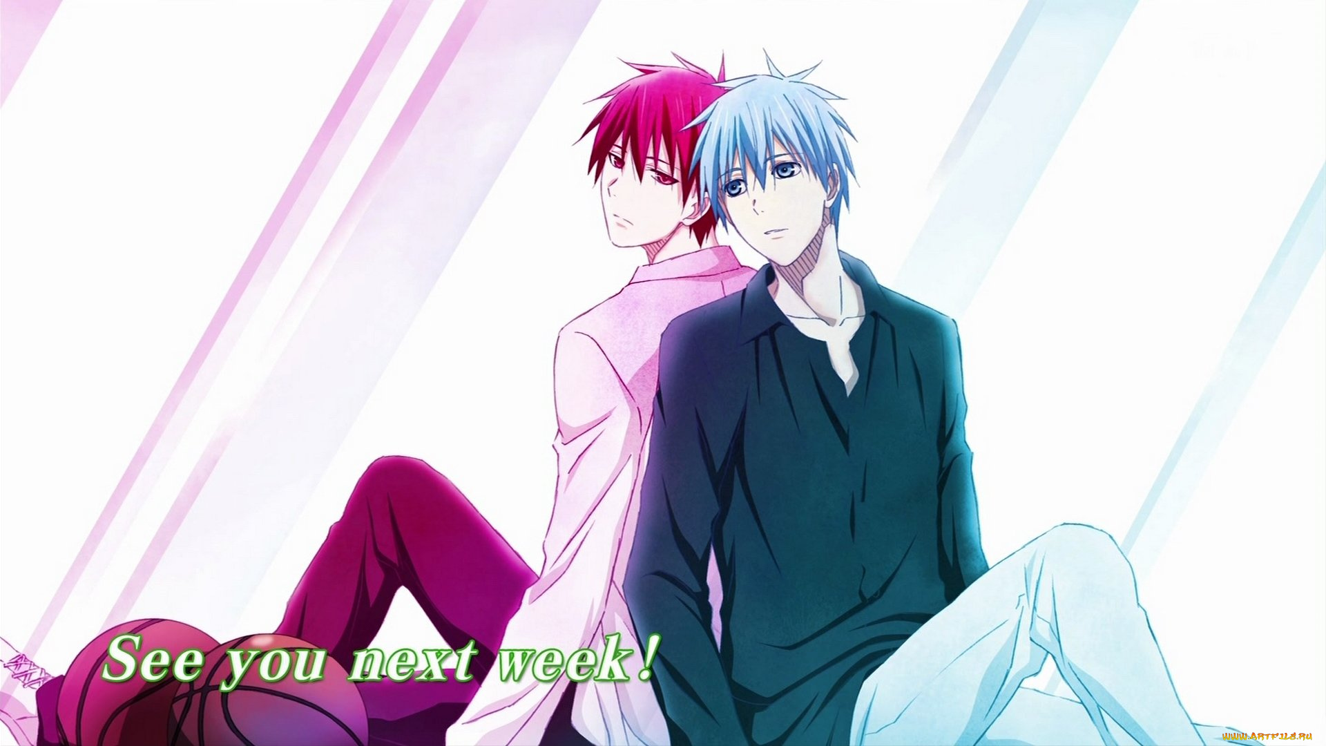 аниме, kuroko, no, baske, парни