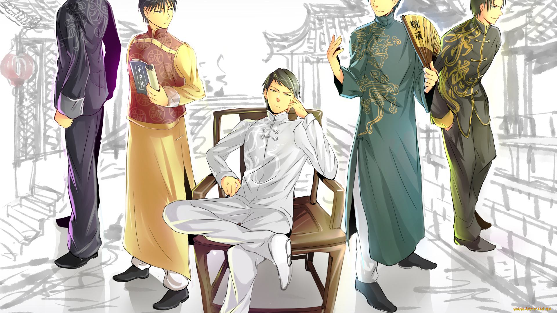 аниме, kuroko, no, baske, парни