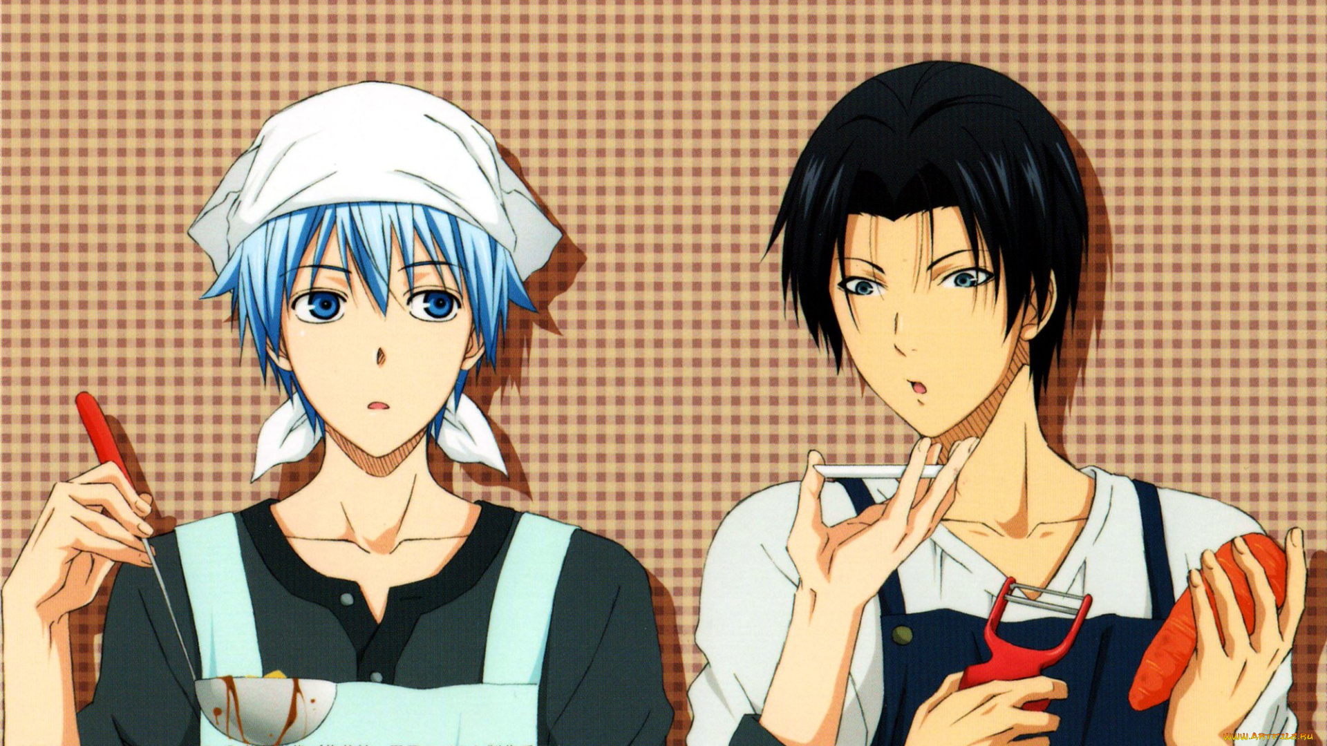 аниме, kuroko, no, baske, парни