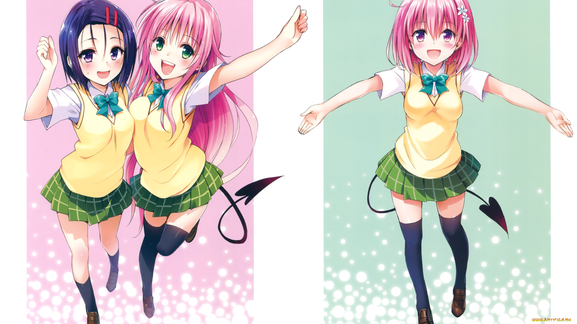 аниме, to, love, ru, девочки