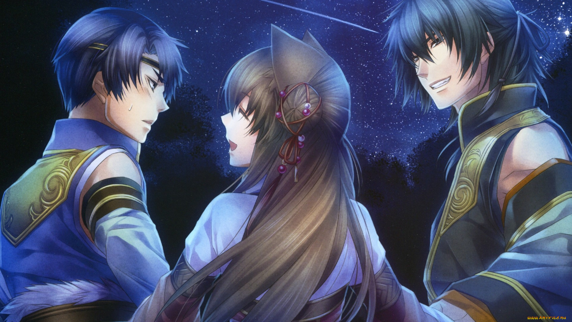 аниме, unknown, , другое, трио