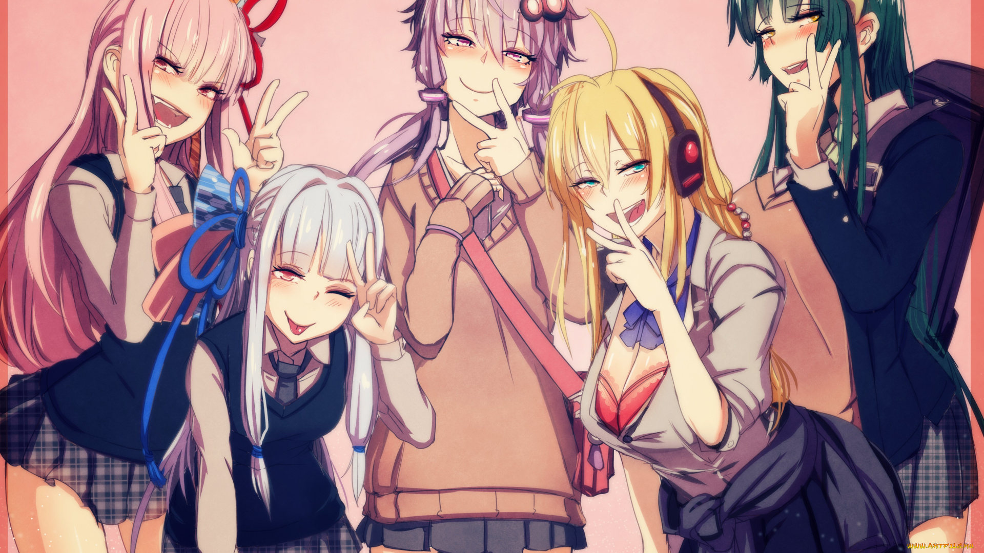 аниме, vocaloid, девушки