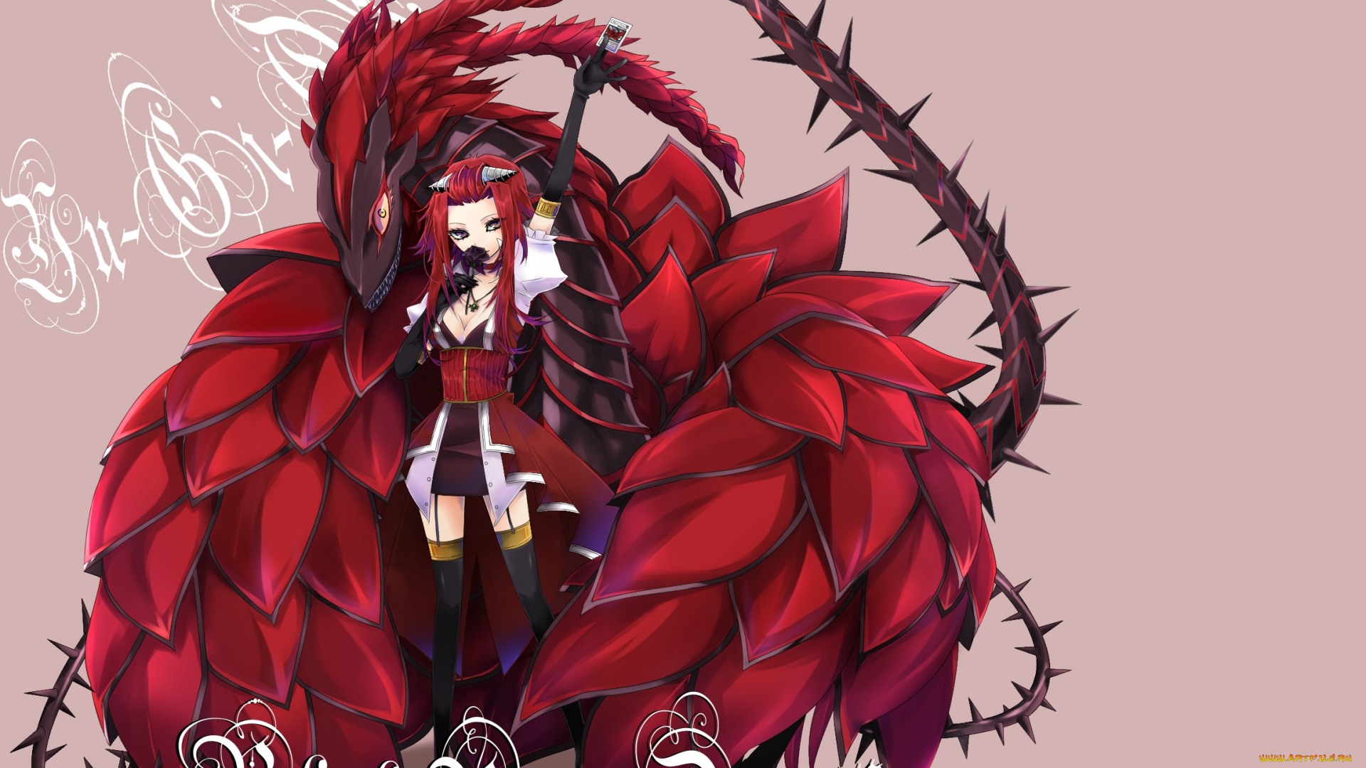 аниме, yu-gi-oh, девушка