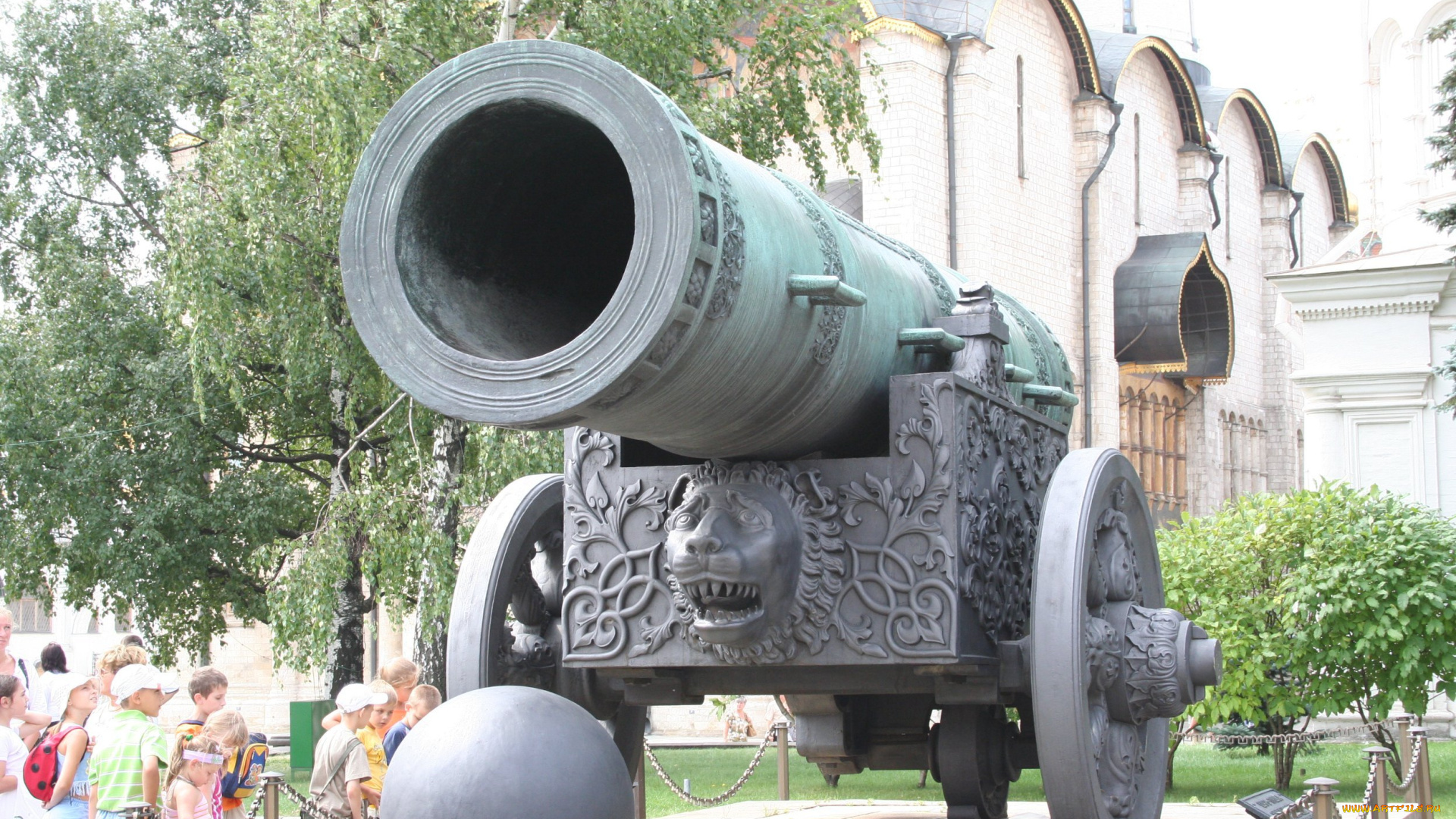 царь-, пушка, города, москва, , россия, кремль, москва, царь-, пушка