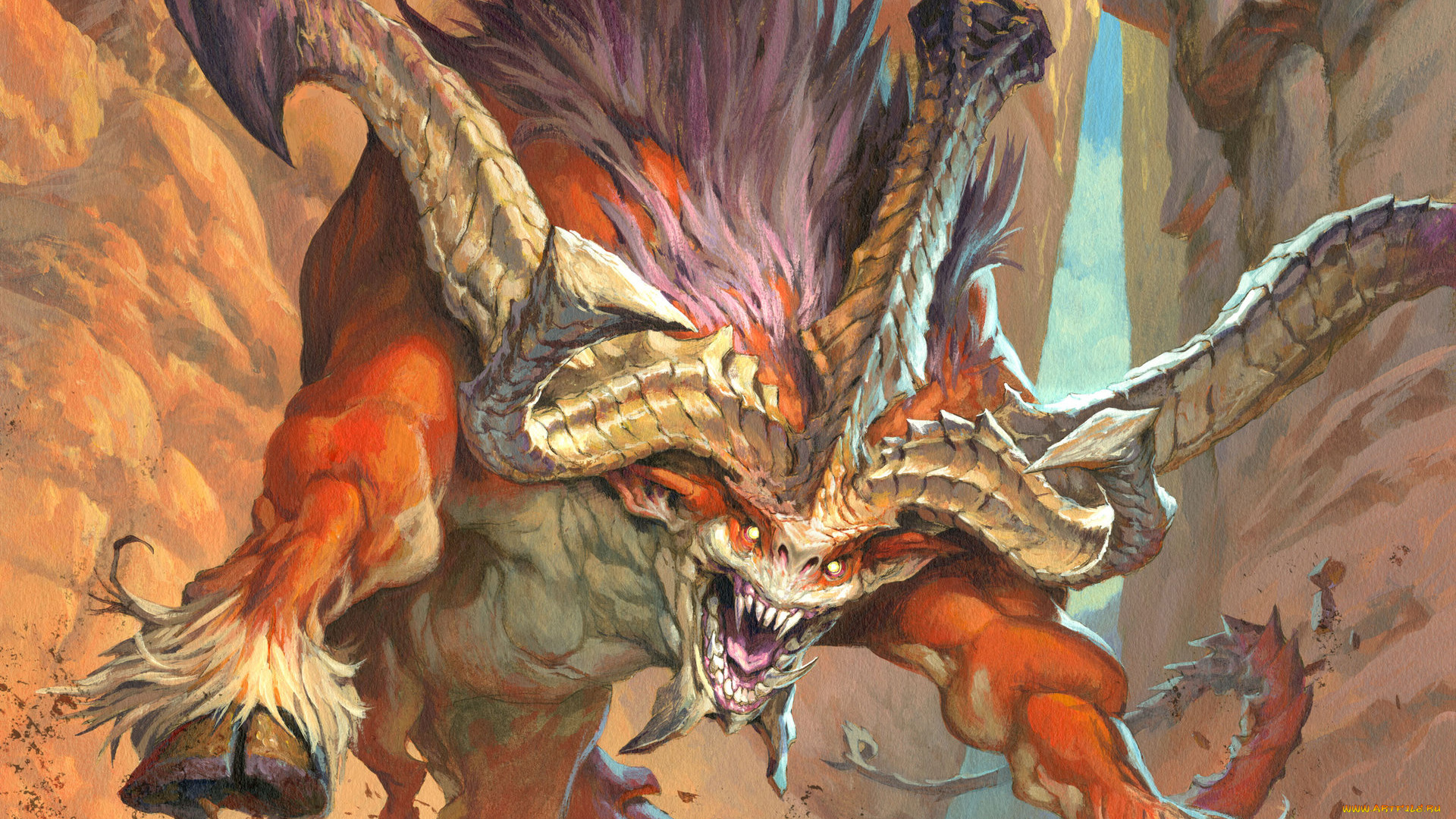 фэнтези, существа, рогач-опустошитель