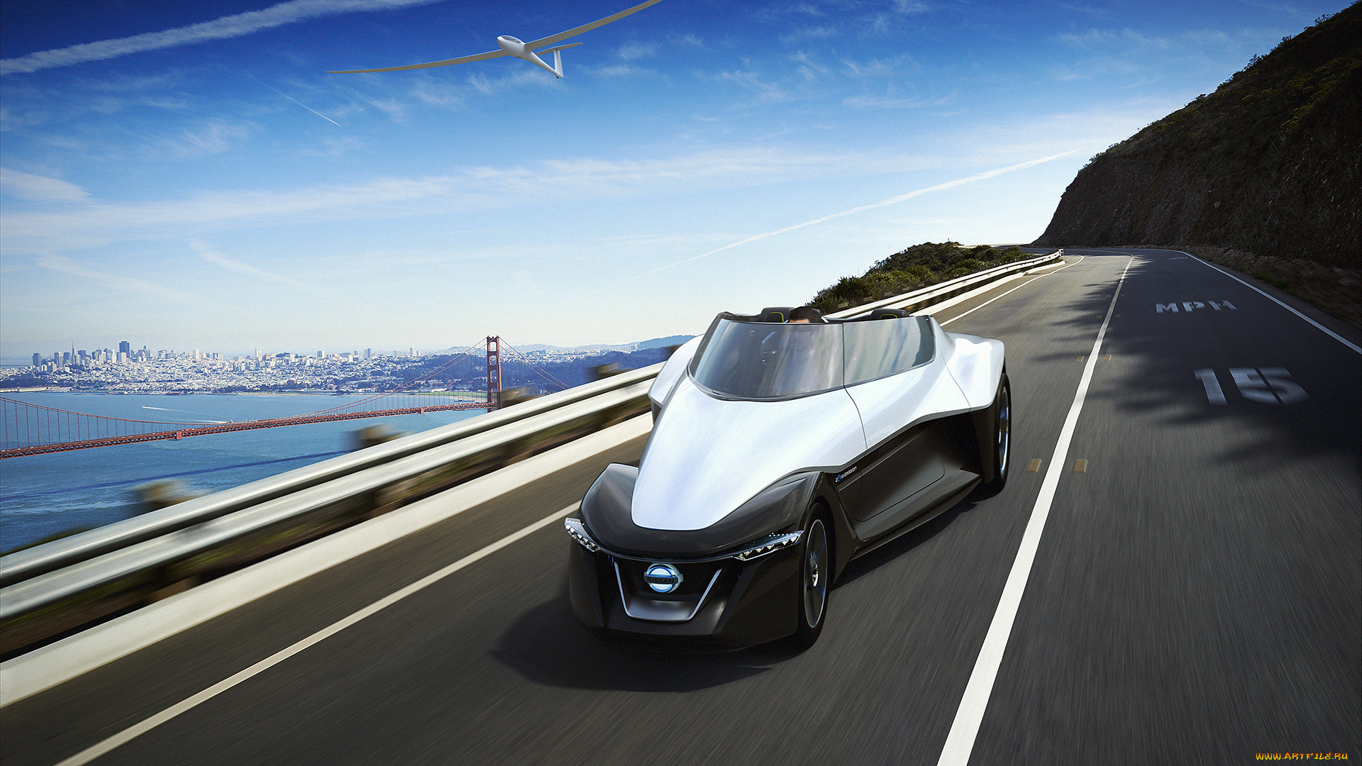 nissan, bladeglider, ev, concept, 2013, автомобили, nissan, datsun, bladeglider, ev, concept, 2013