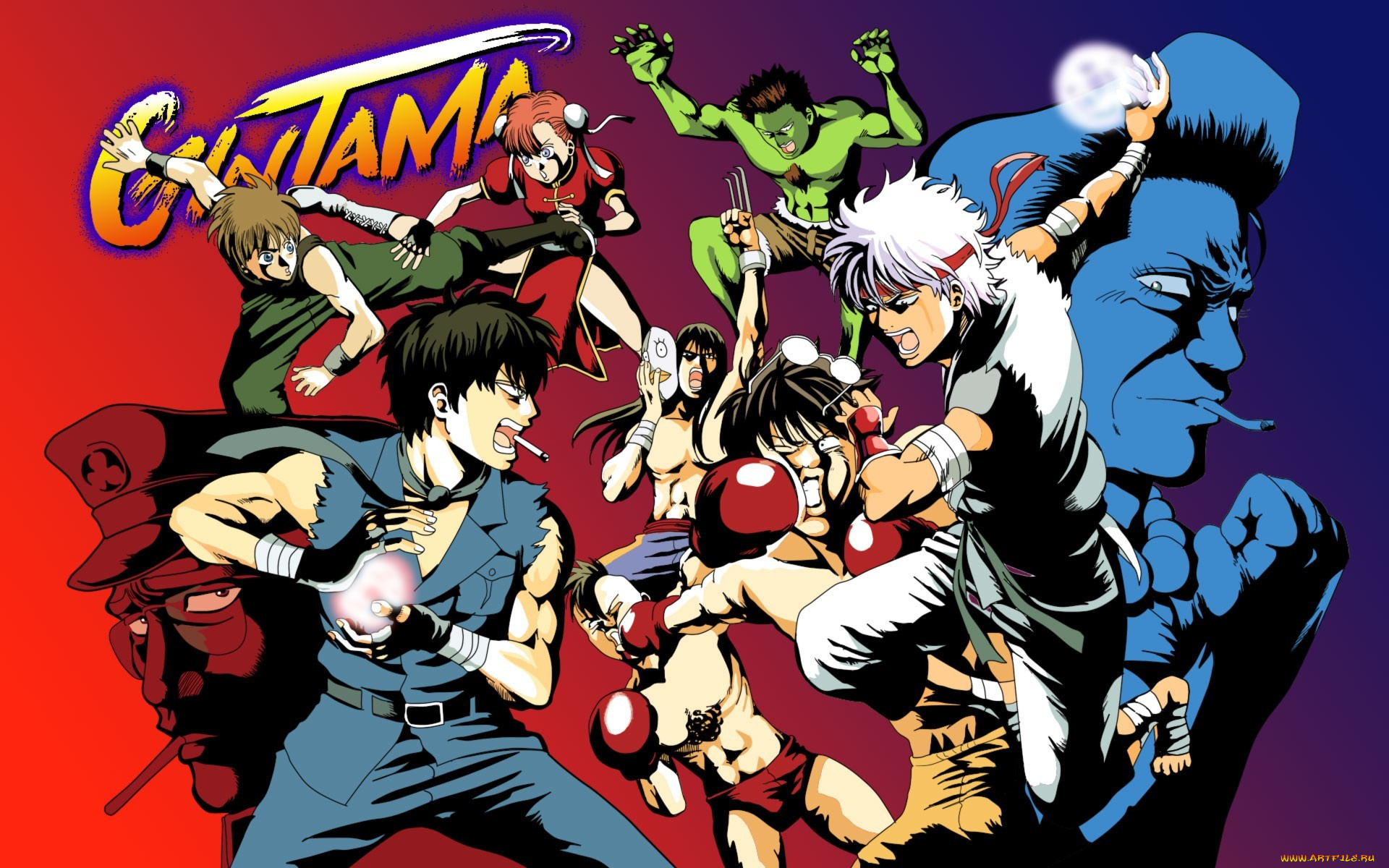 аниме, gintama, гинтама