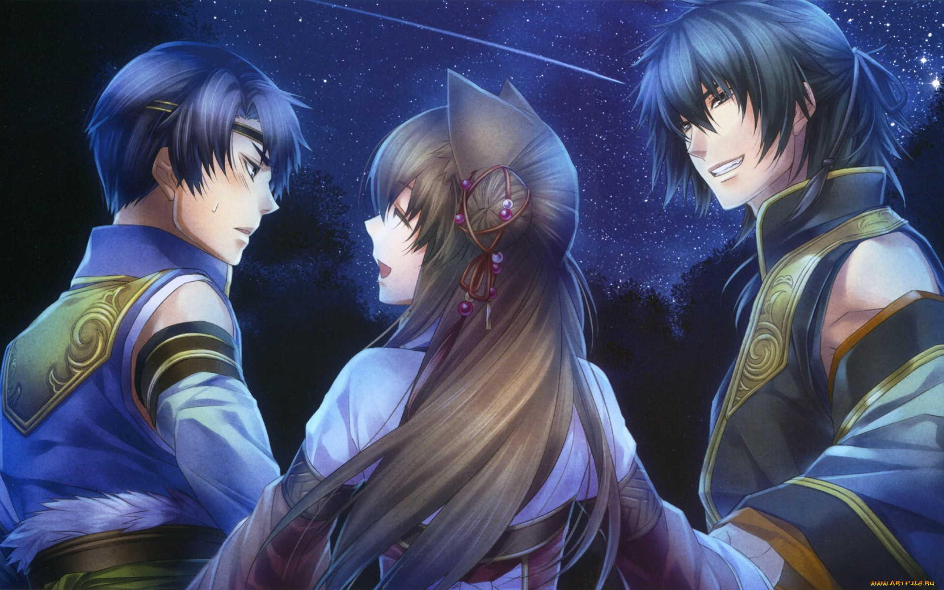 аниме, unknown, , другое, трио