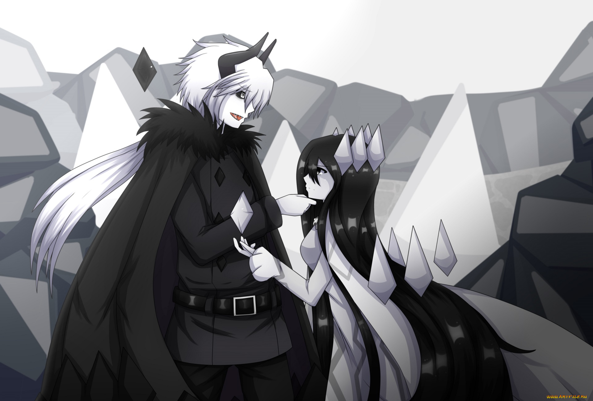 аниме, ангелы, , демоны, демоны