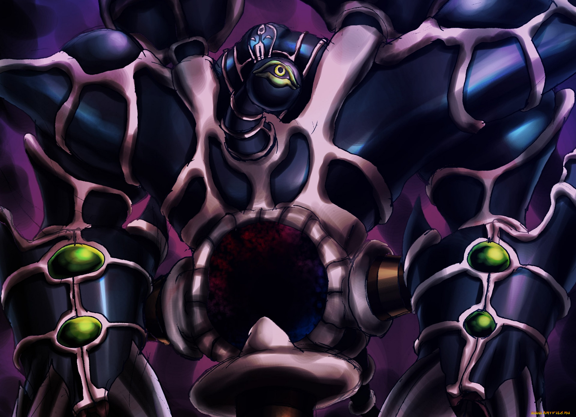 аниме, yu-gi-oh, робот