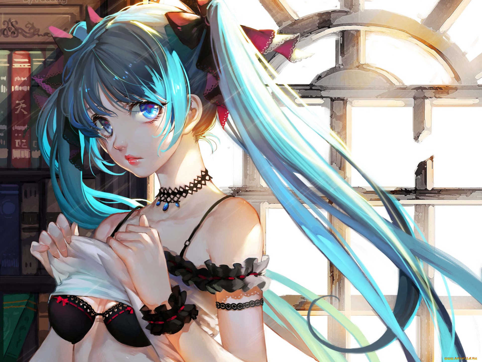 аниме, vocaloid, hatsune, miku