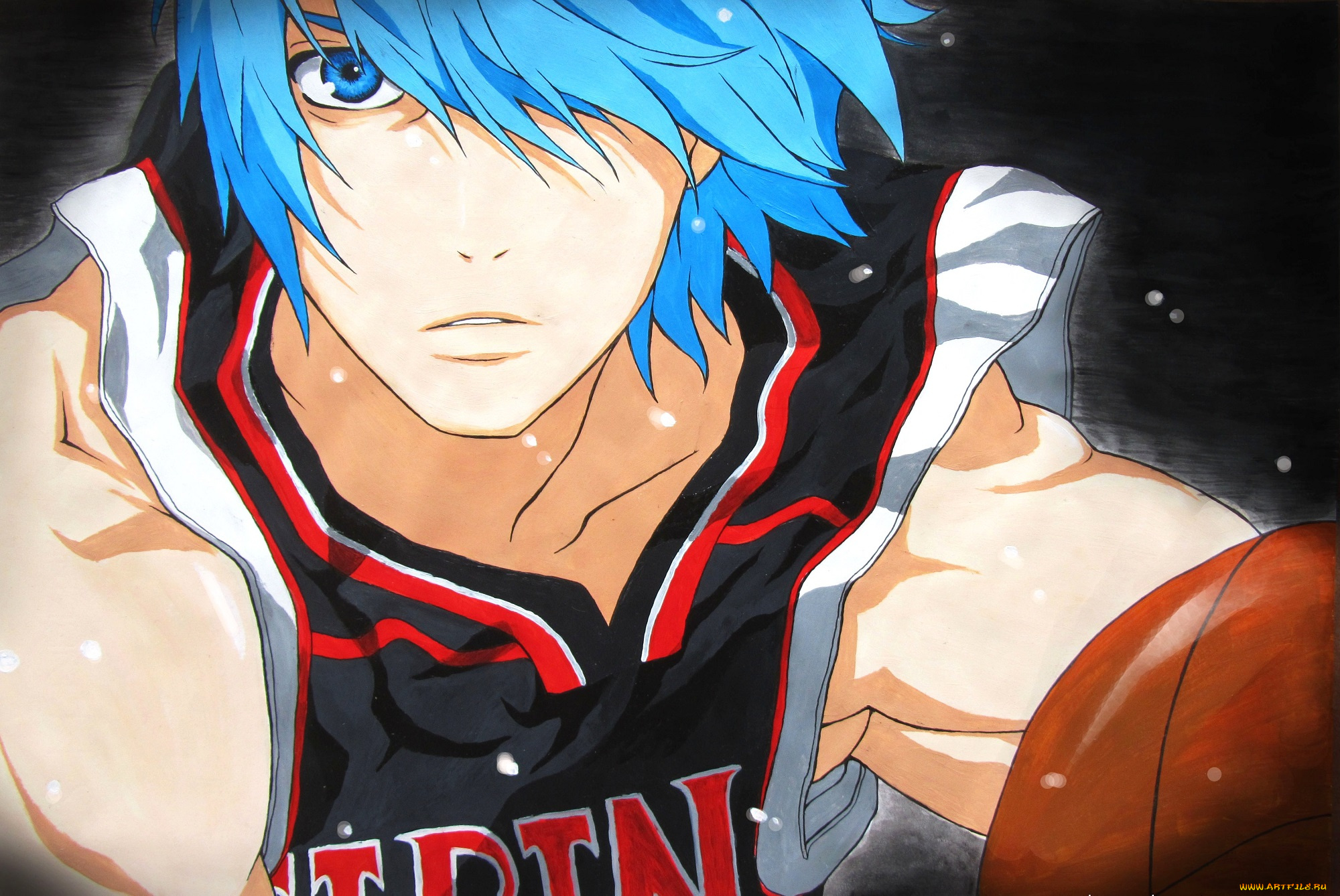 аниме, kuroko, no, baske, куроко