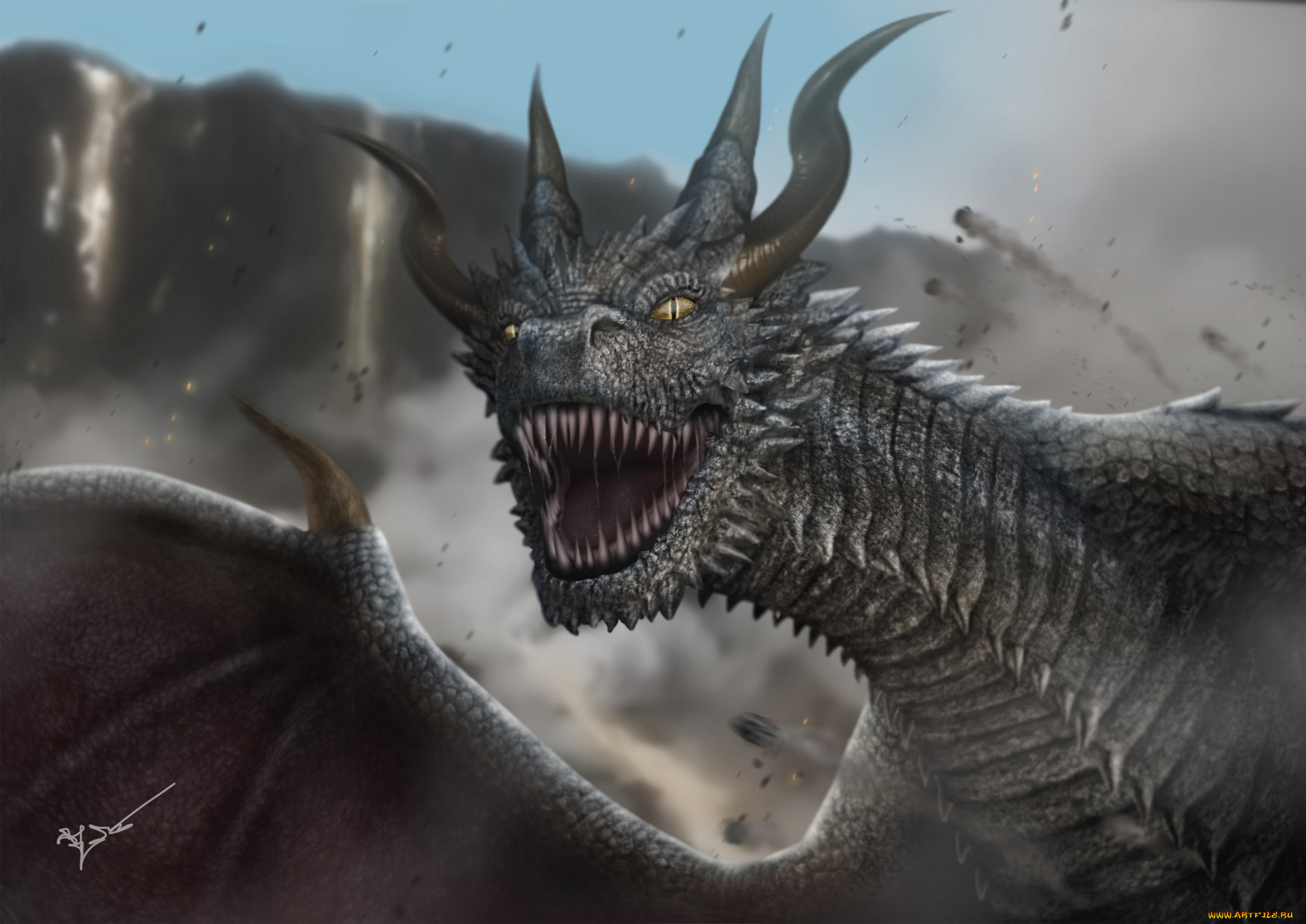 фэнтези, драконы, дракон