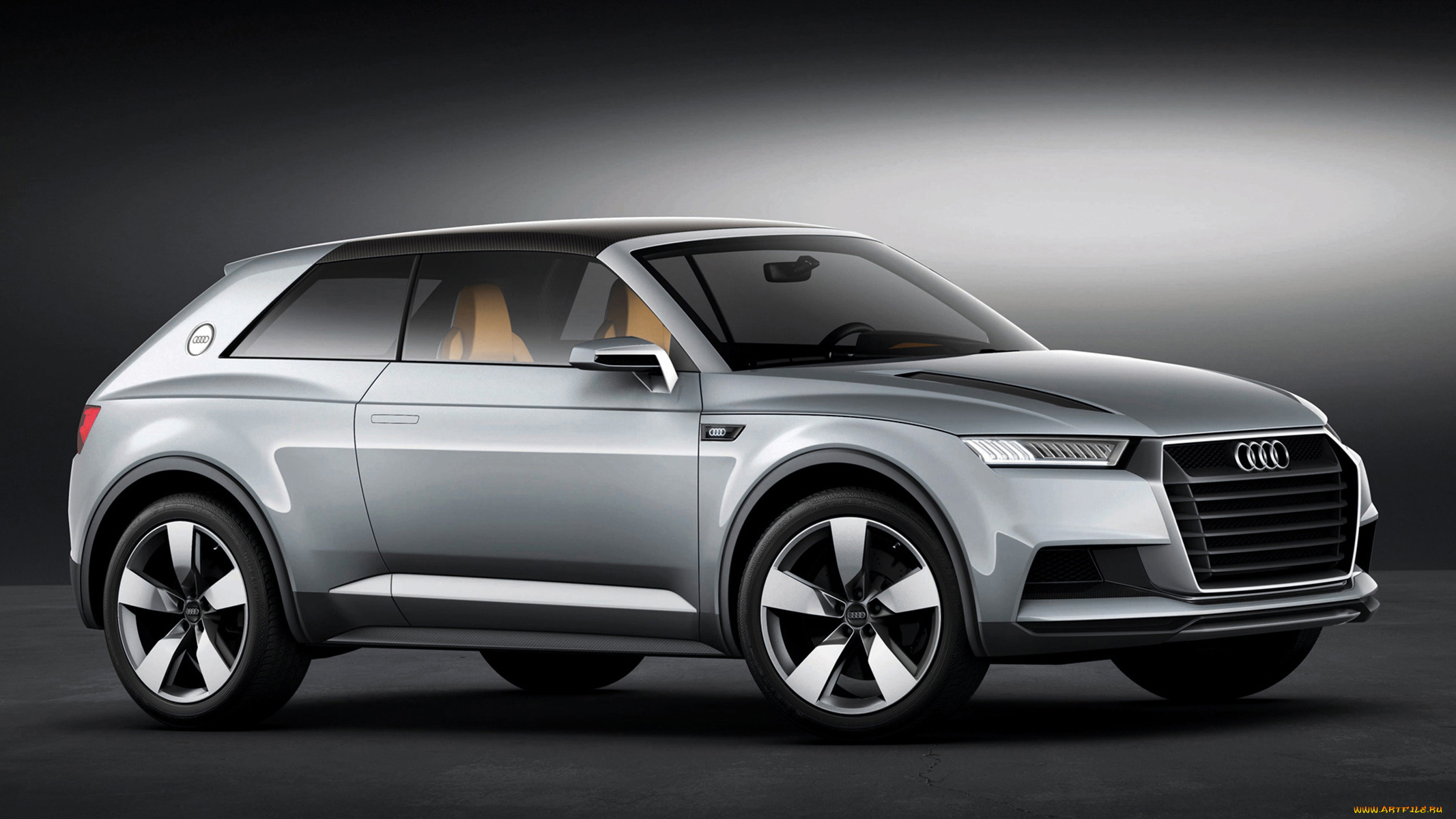 audi, crosslane, coupe, concept, 2012, автомобили, audi, crosslane, coupe, concept, 2012, серебристый, металлик