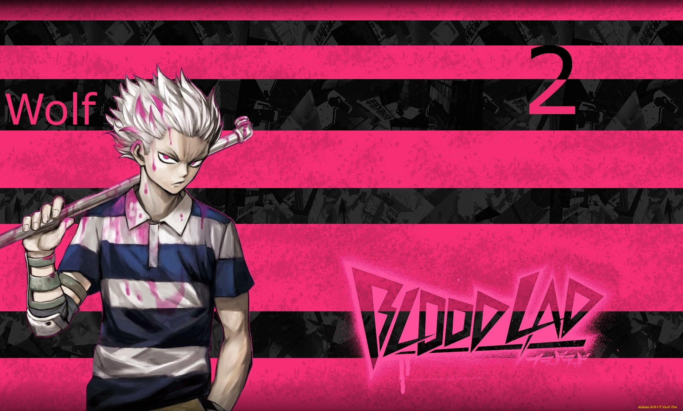 аниме, blood, lad, blood, lad