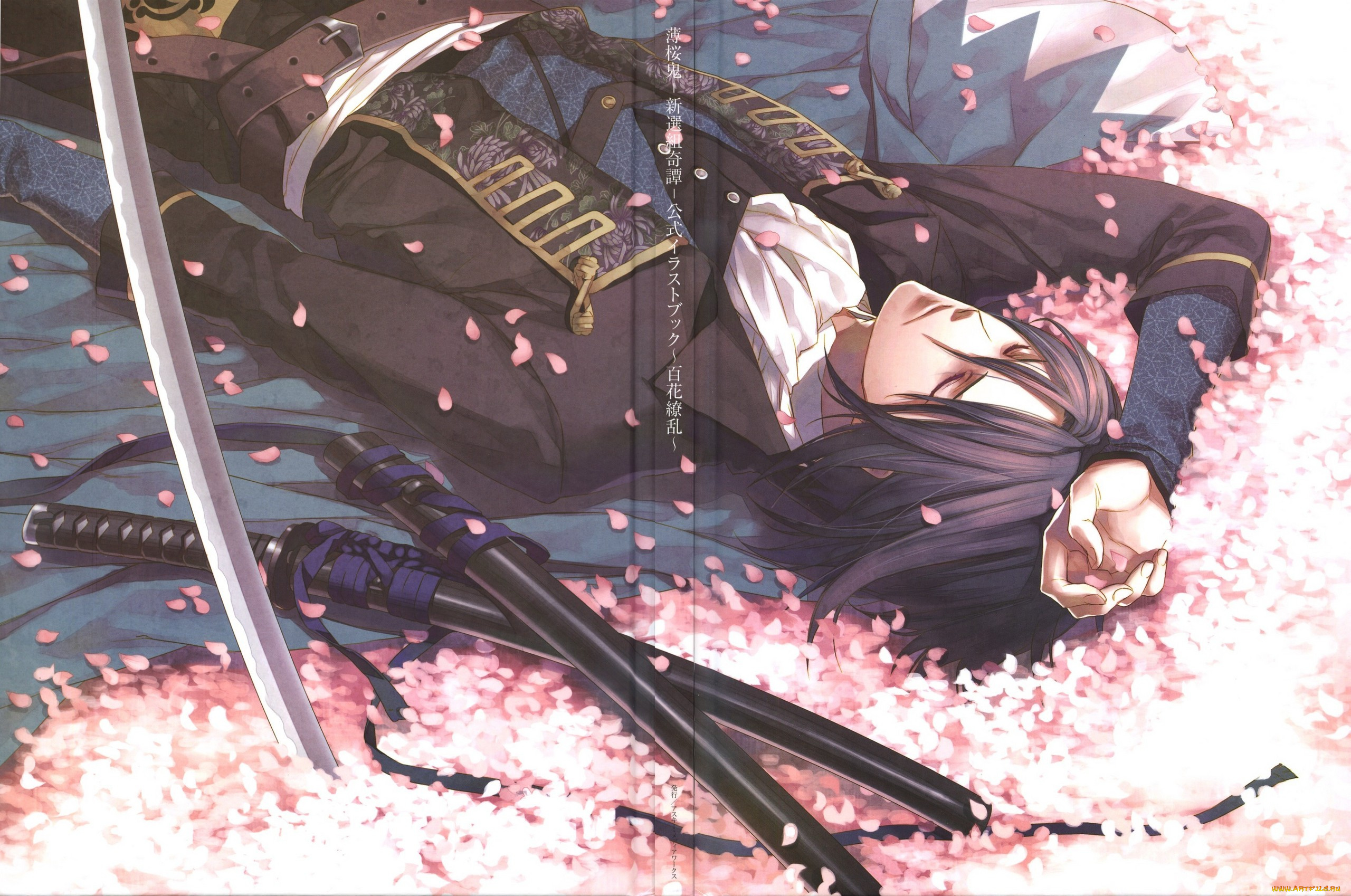 аниме, hakuoki, парень