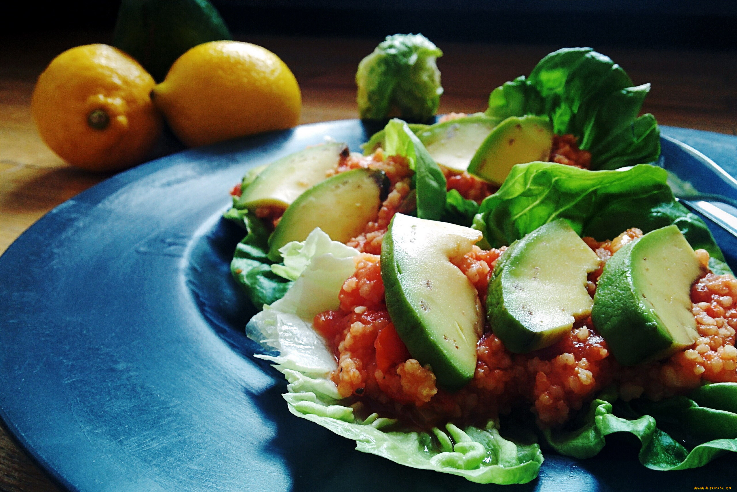 еда, салаты, , закуски, лимоны, авокадо