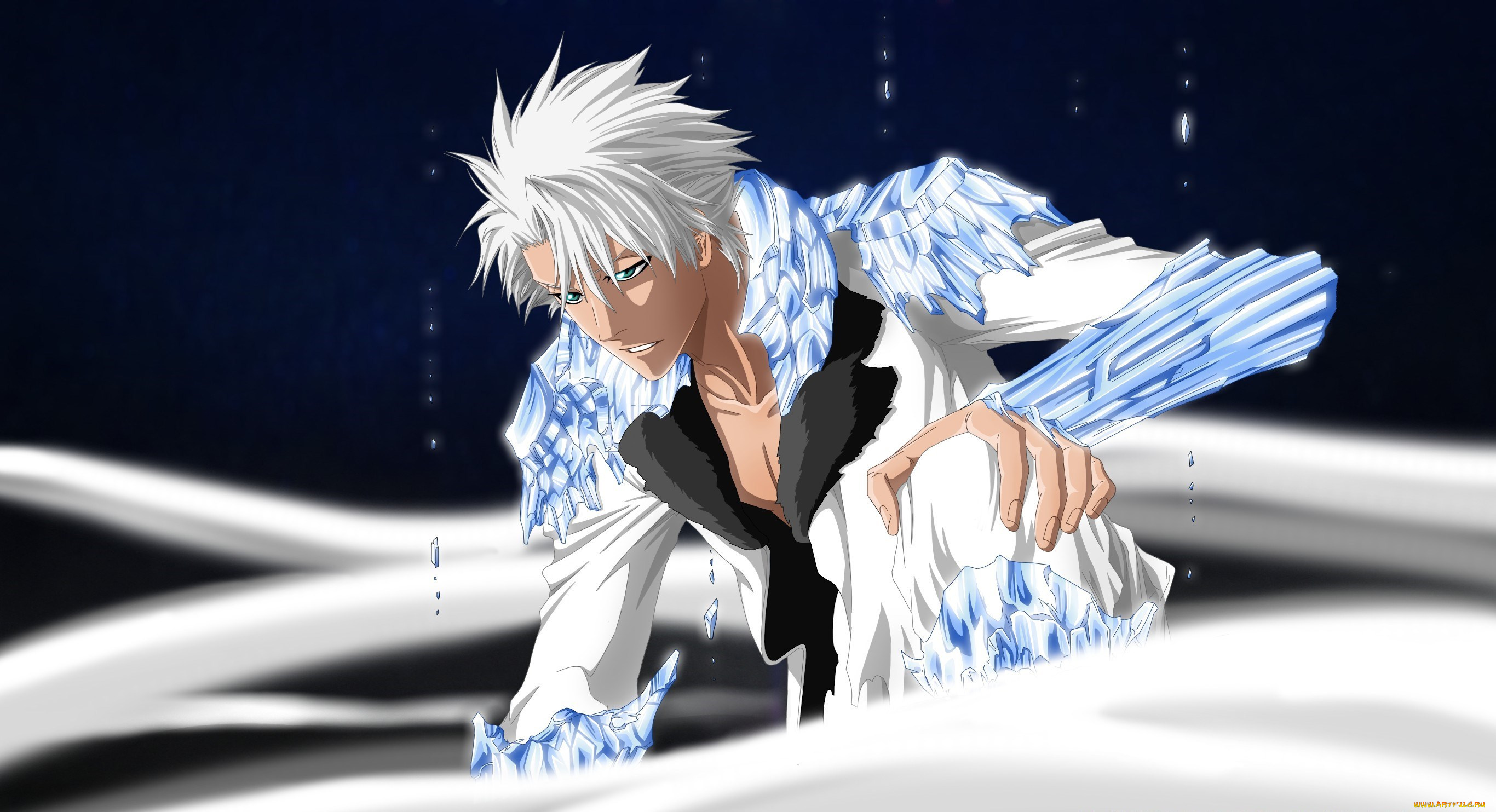 аниме, bleach, hitsugaya, toshiro