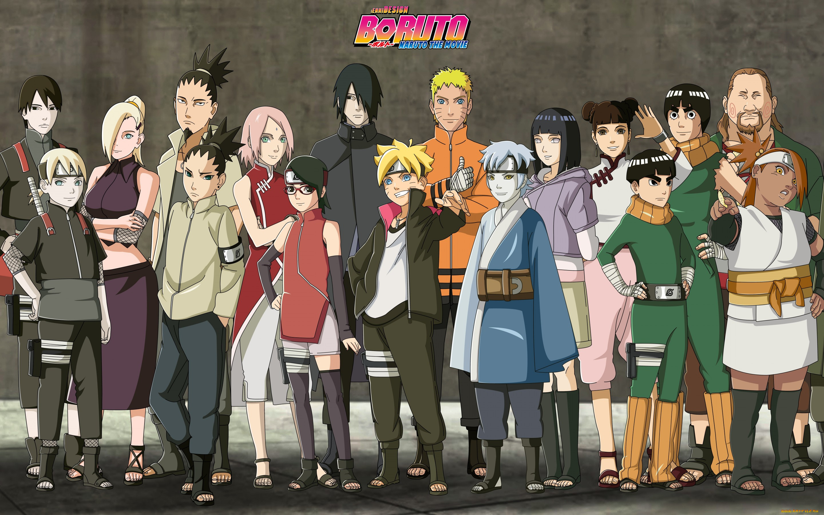 аниме, naruto, boruto, the, movie