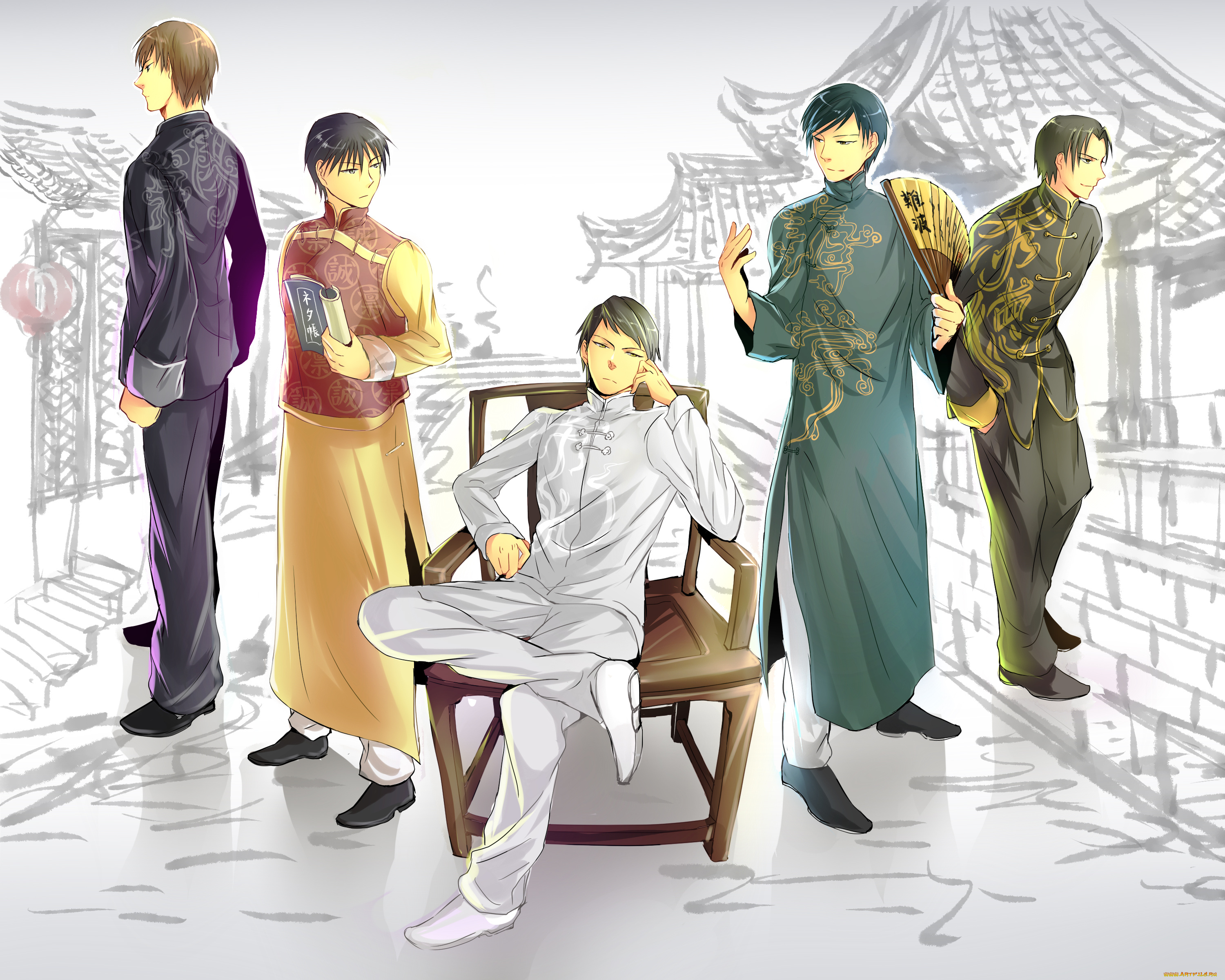 аниме, kuroko, no, baske, парни