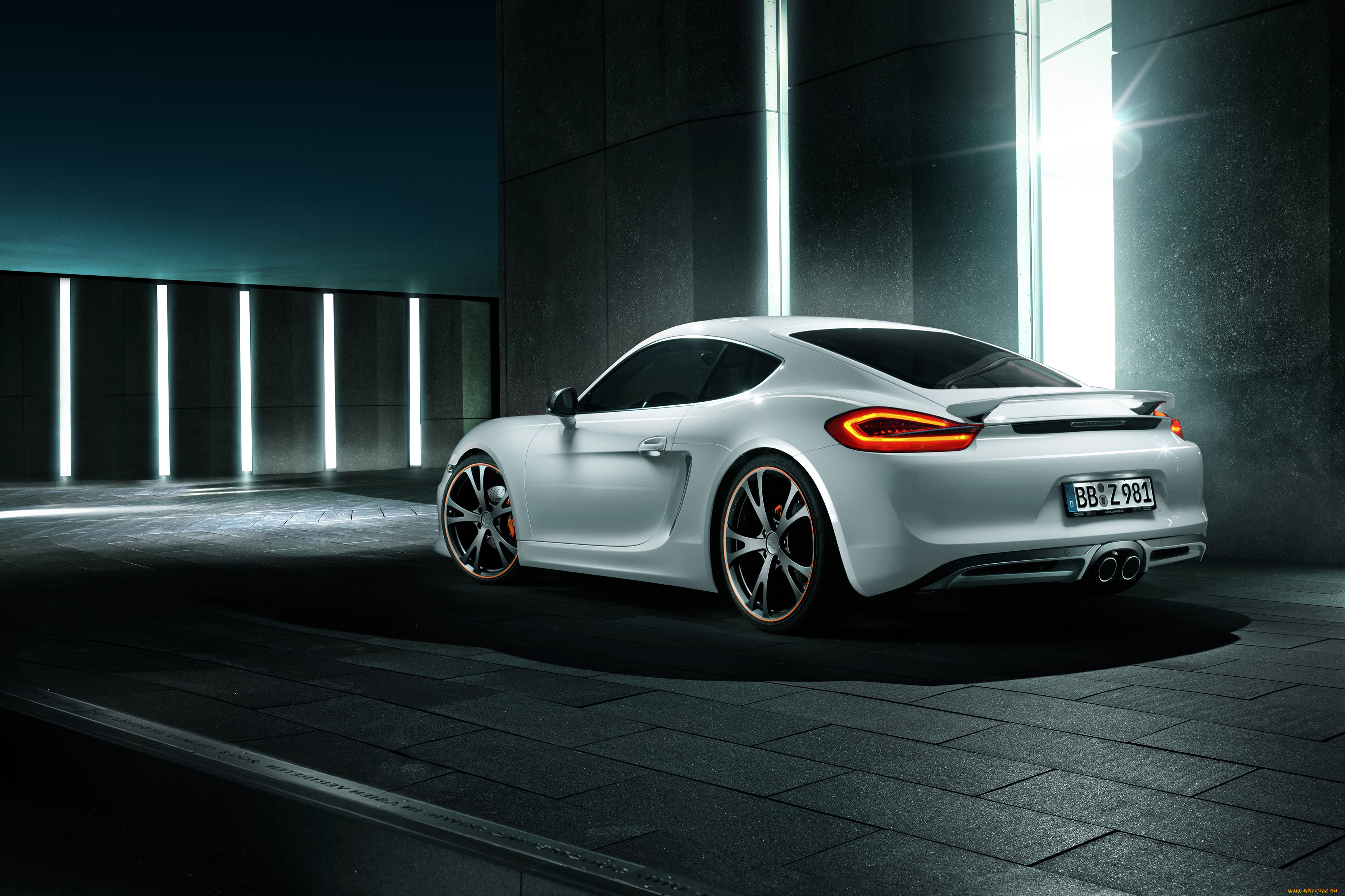 автомобили, porsche, cayman, techart, 981c